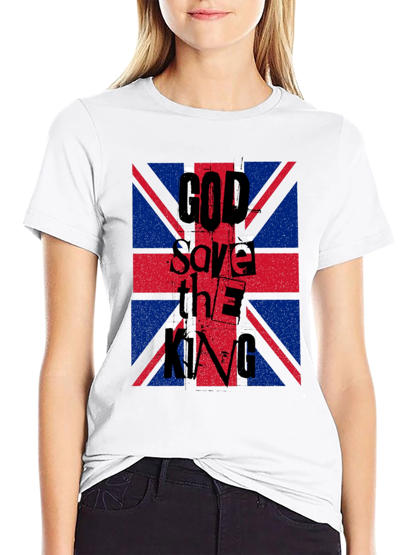 Union Jack God Save The King Graphic Tee