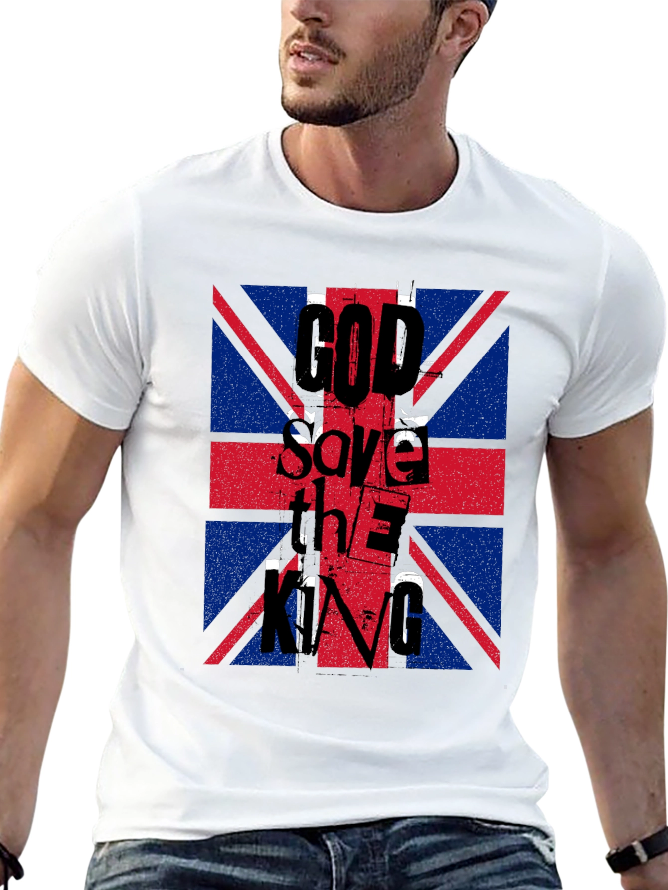 Union Jack God Save The King Graphic Tee