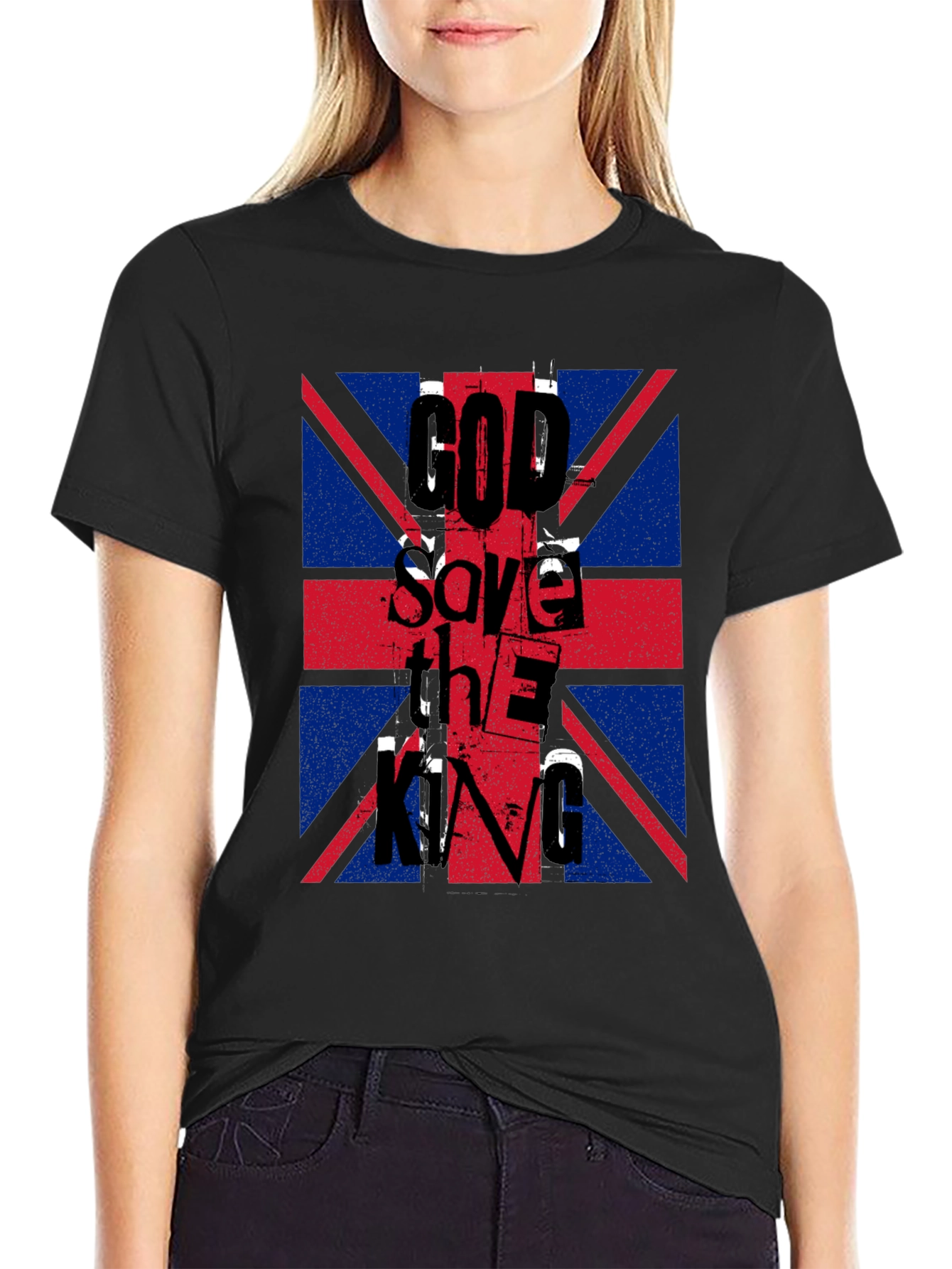 Union Jack God Save The King Graphic Tee