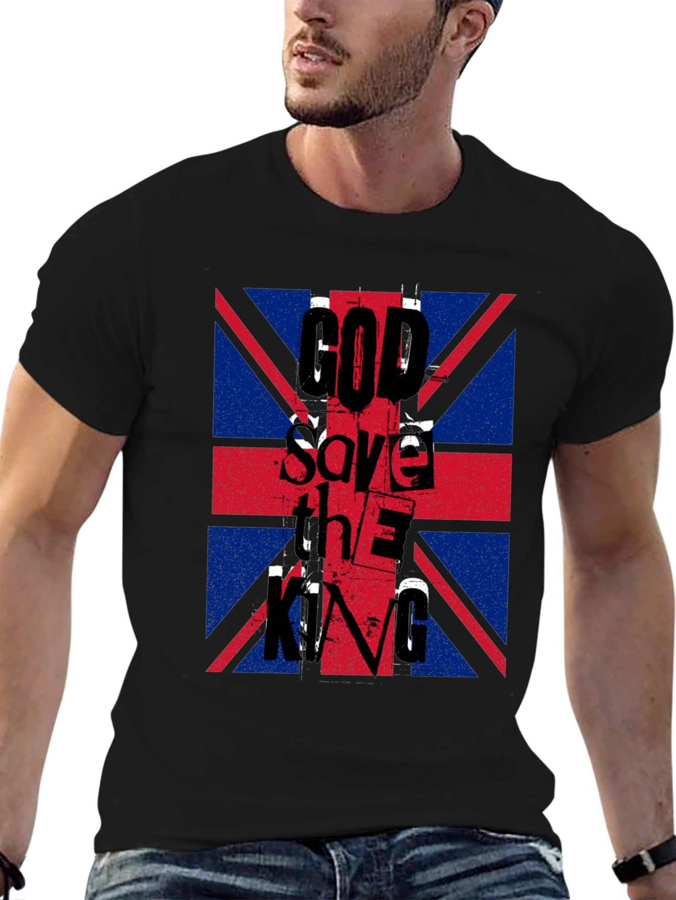 Union Jack God Save The King Graphic Tee