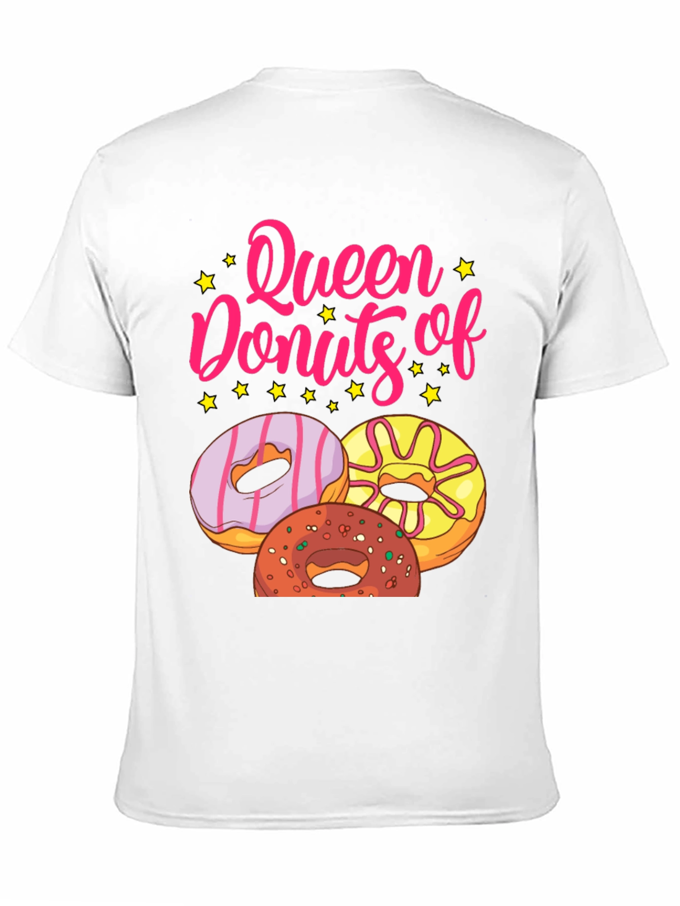 Queen of Donuts T-Shirt - Black Graphic Tee