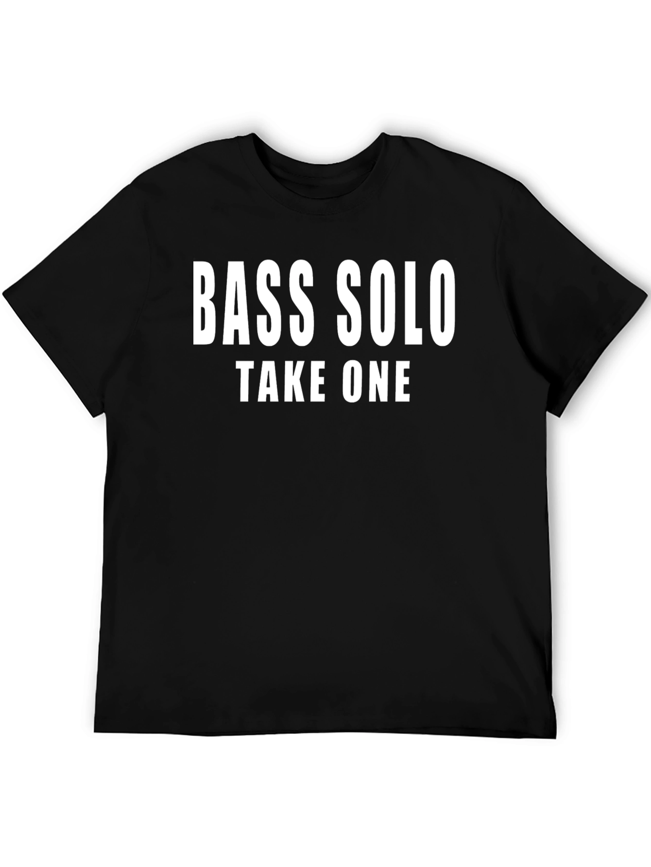 Bass Solo Take One Black Graphic Tee