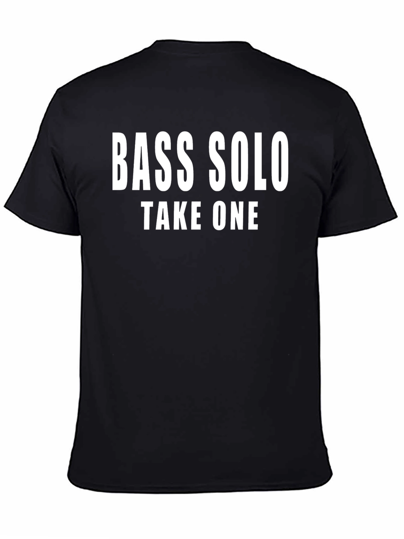 Bass Solo Take One Black Graphic Tee