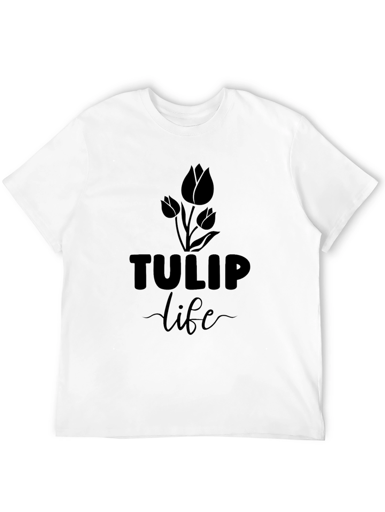 Tulip Life Graphic Tee - Trendy Casual Shirt