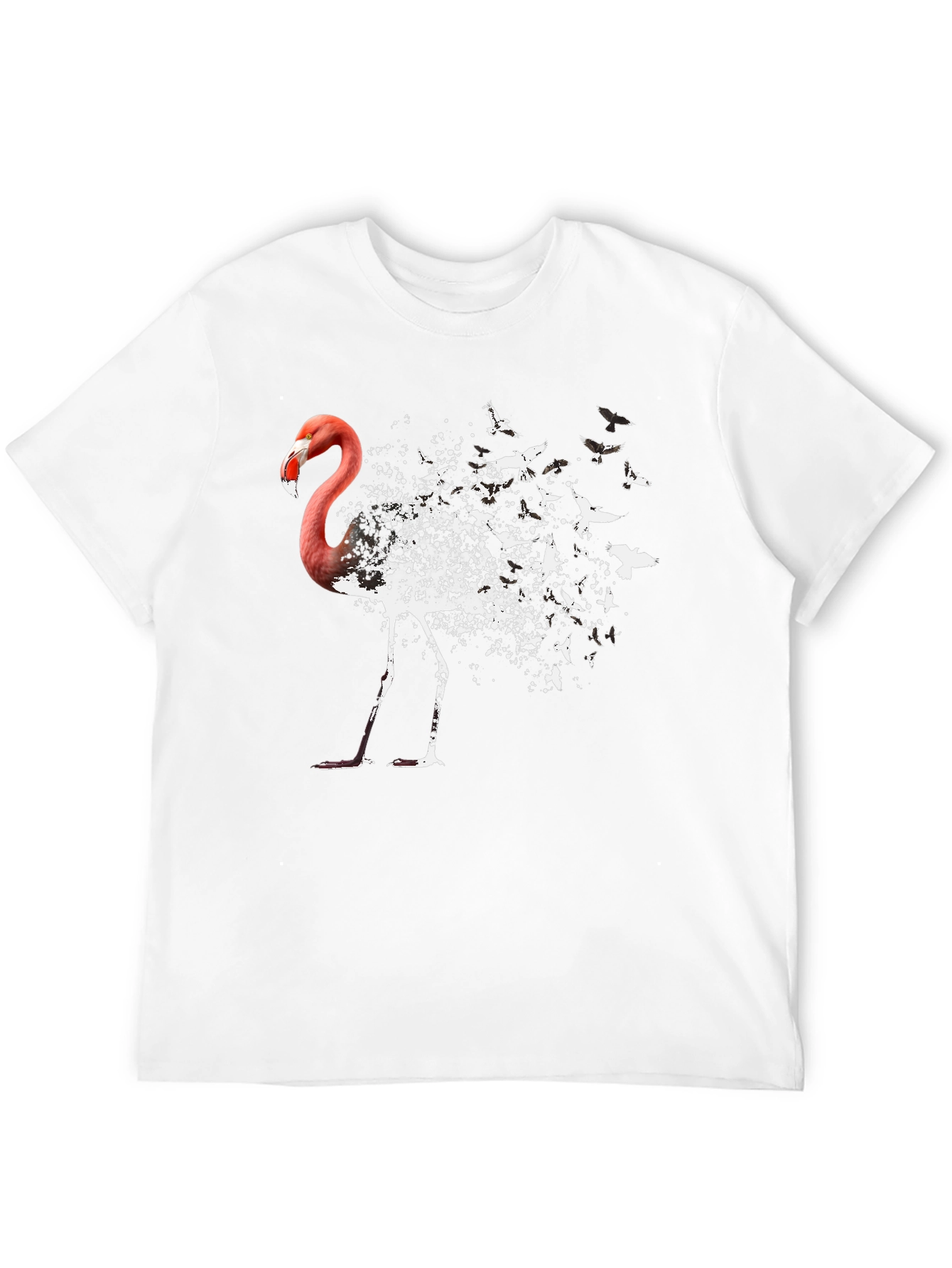 Flamingo Bird Transformation T-Shirt