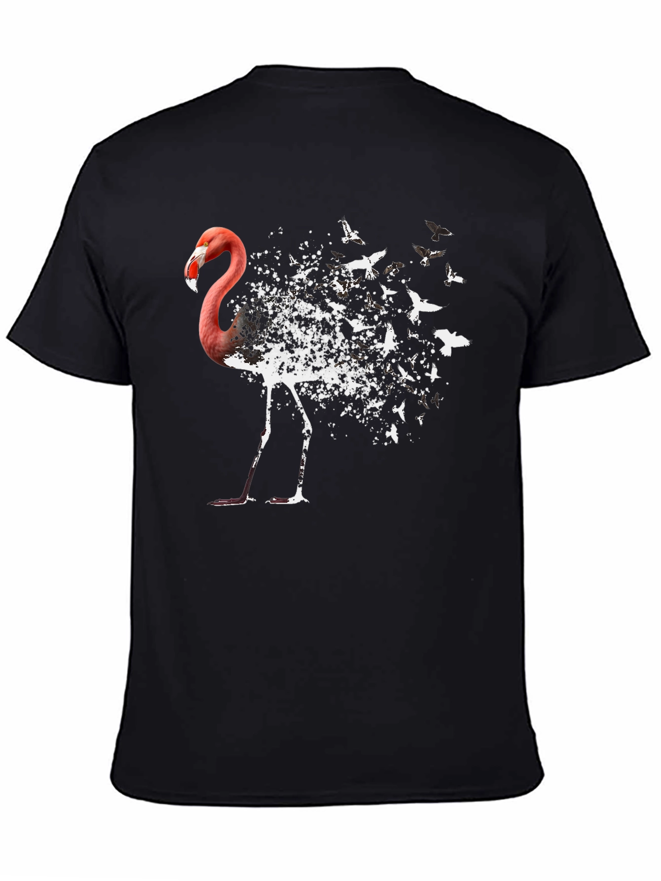 Flamingo Bird Transformation T-Shirt