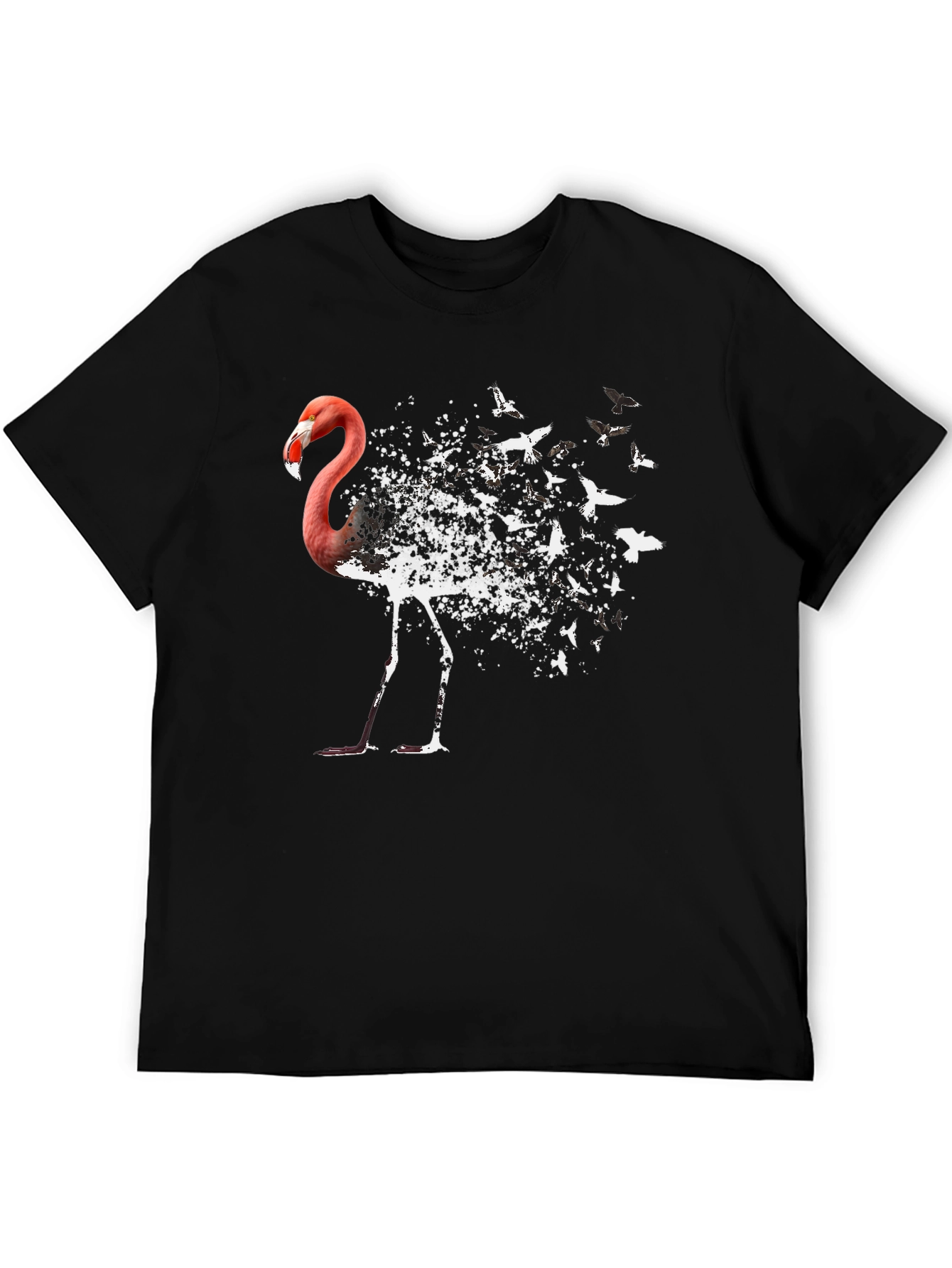 Flamingo Bird Transformation T-Shirt