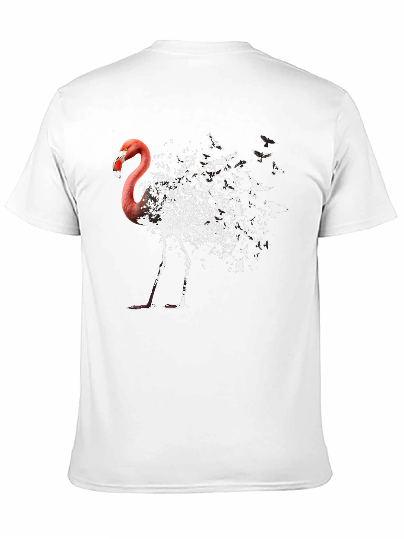 Flamingo Bird Transformation T-Shirt