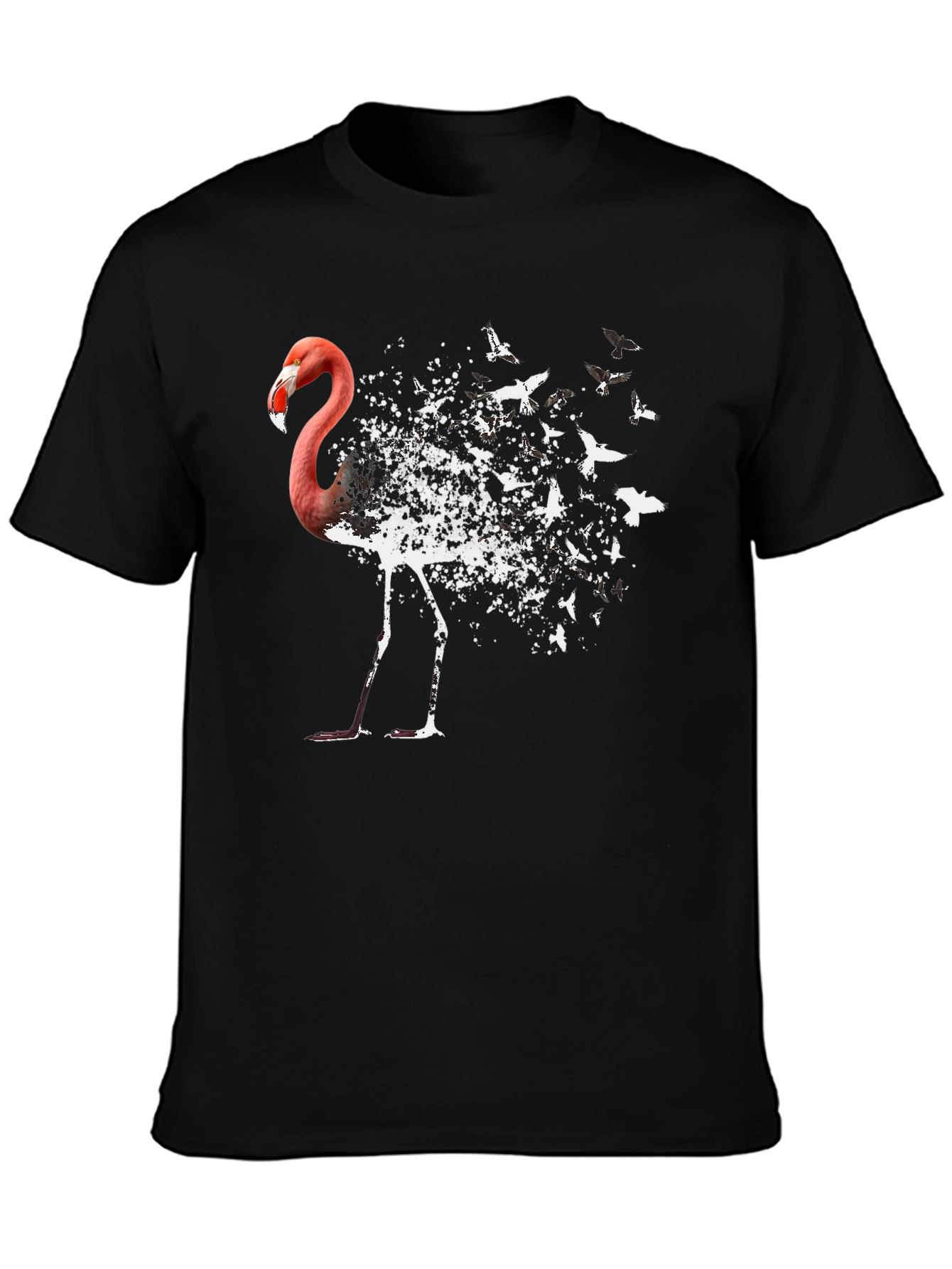 Flamingo Bird Transformation T-Shirt