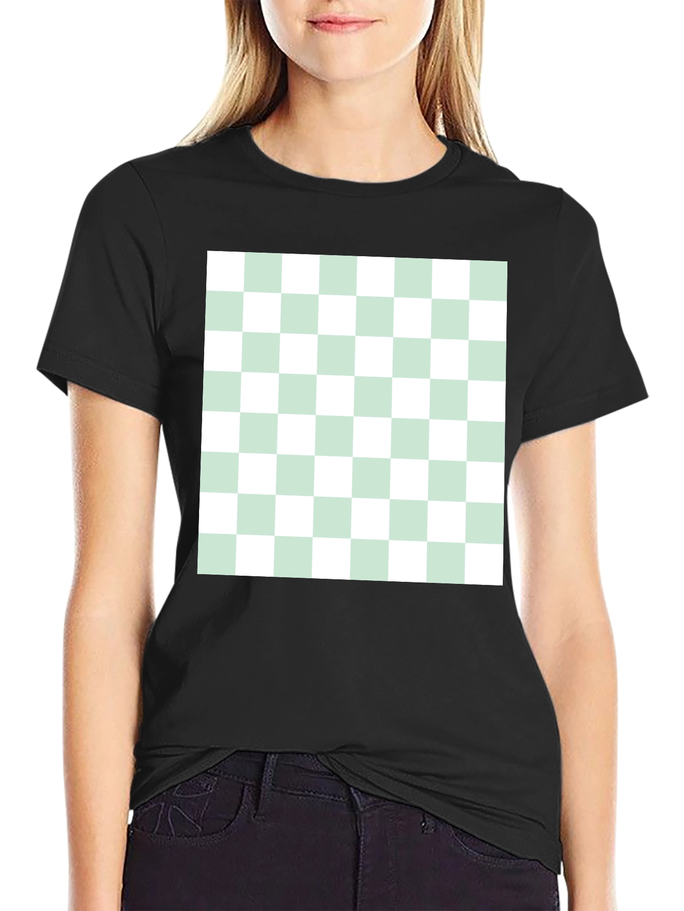 Checkered Tee - Classic Style
