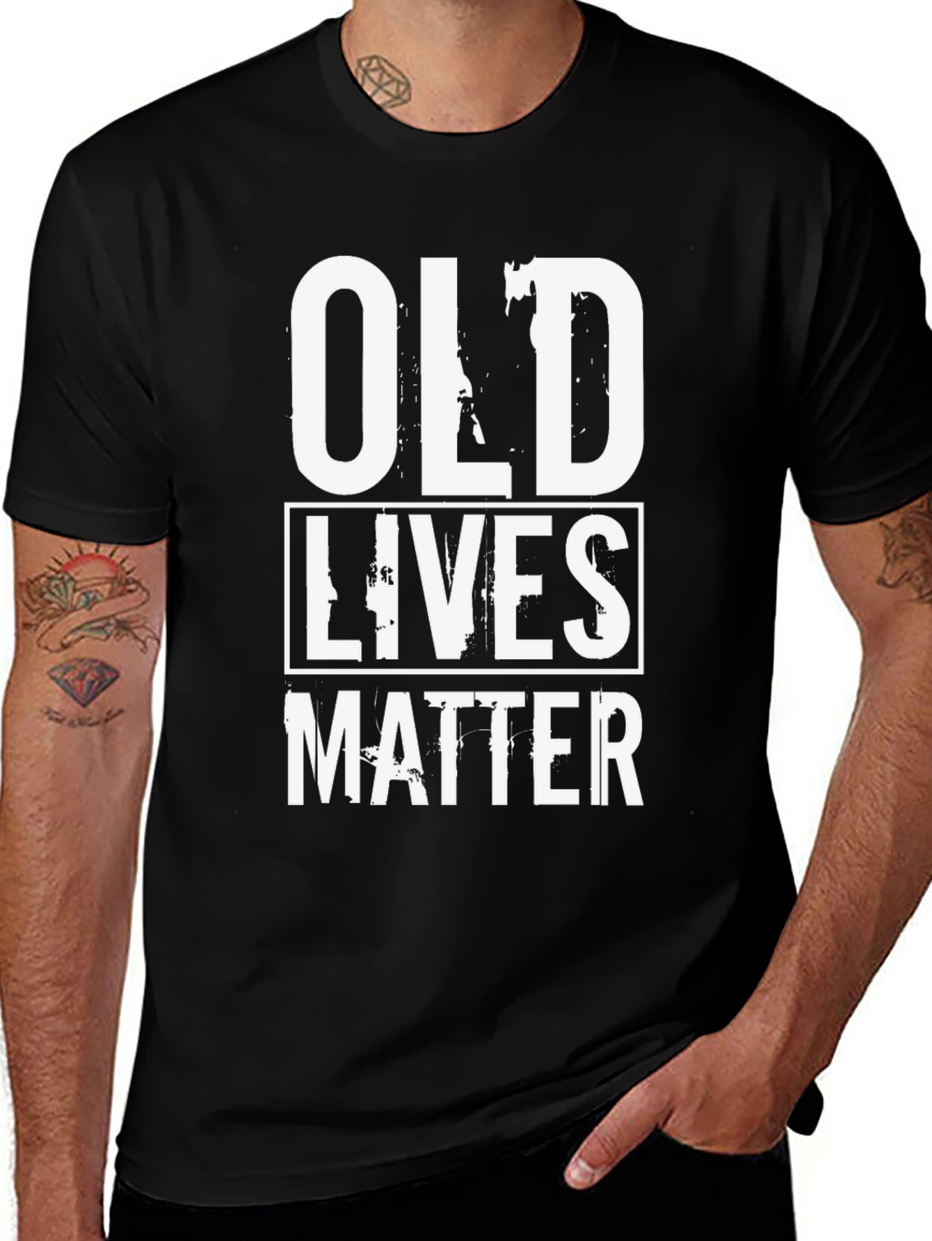 Old Lives Matter Graphic T-Shirt