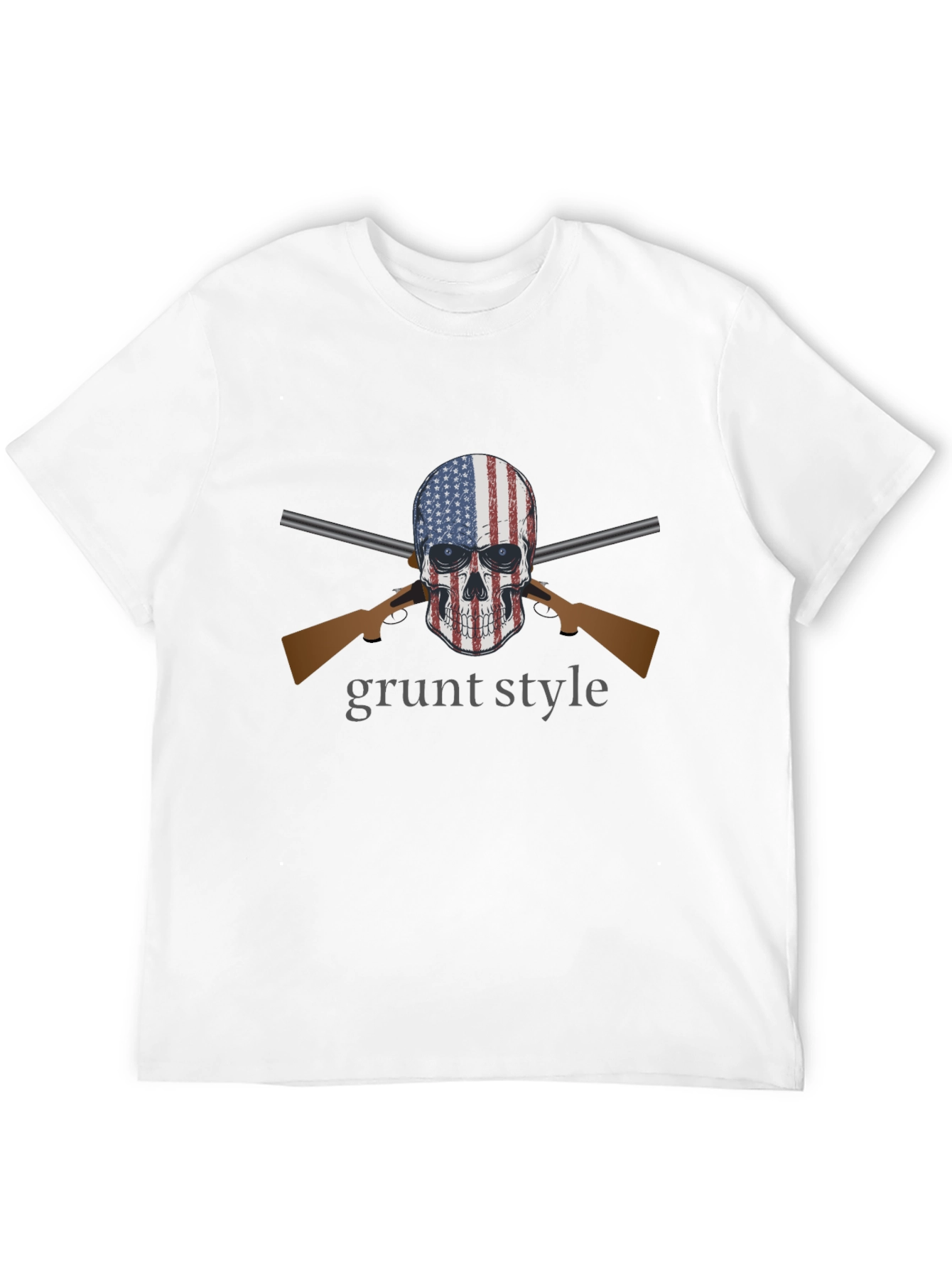 Grunt Style American Skull T-Shirt