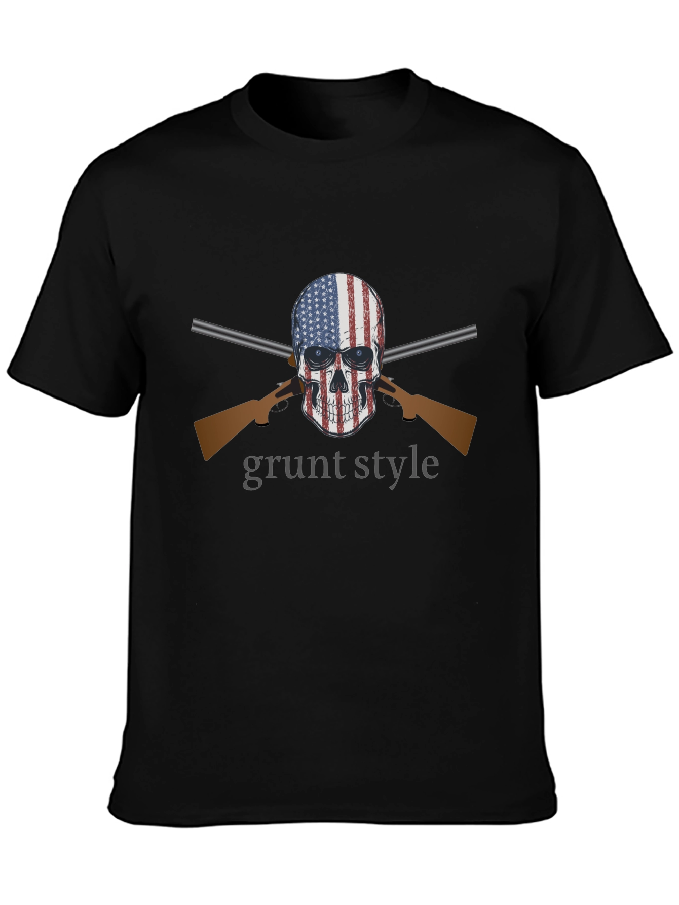 Grunt Style American Skull T-Shirt