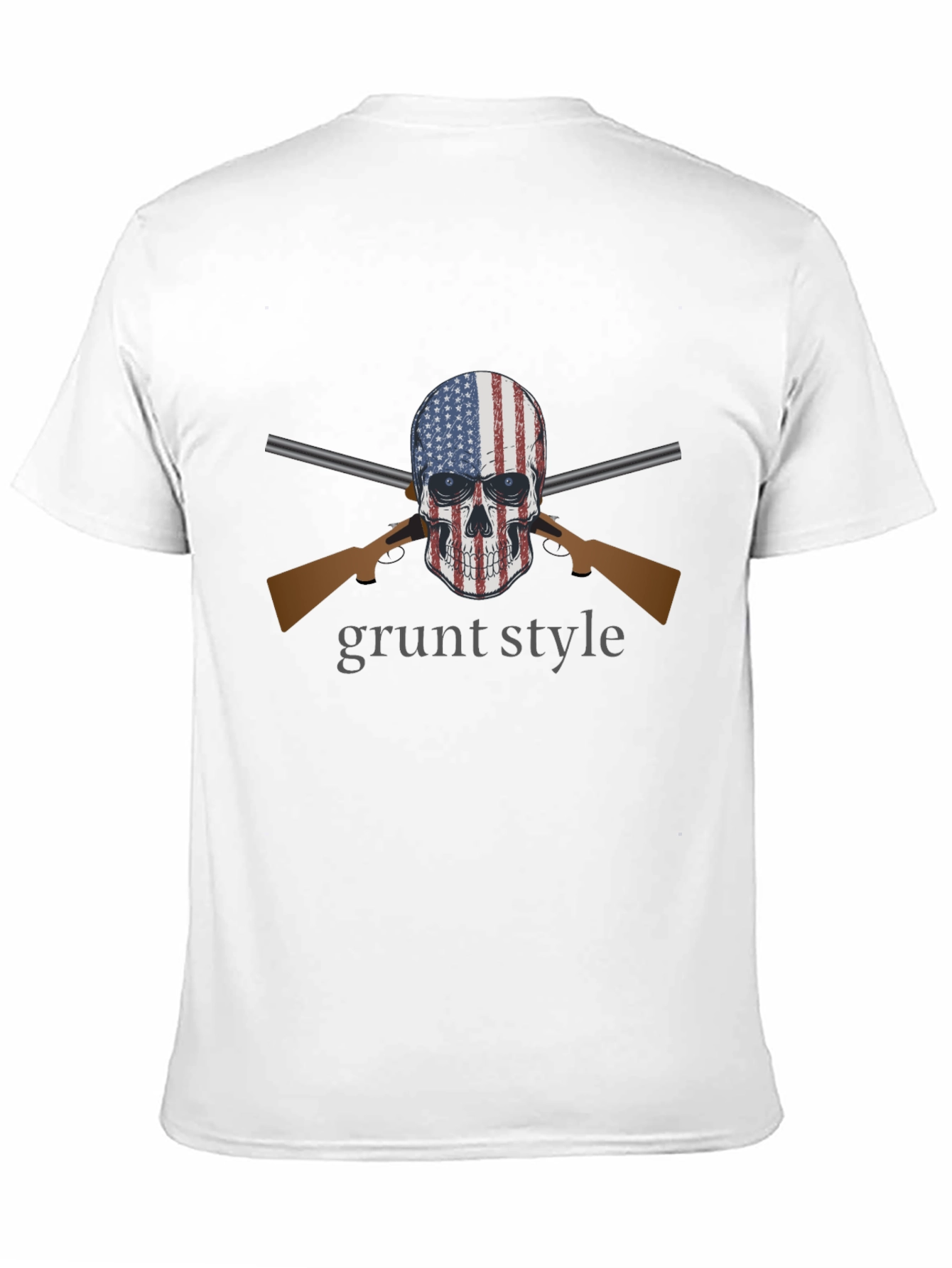 Grunt Style American Skull T-Shirt