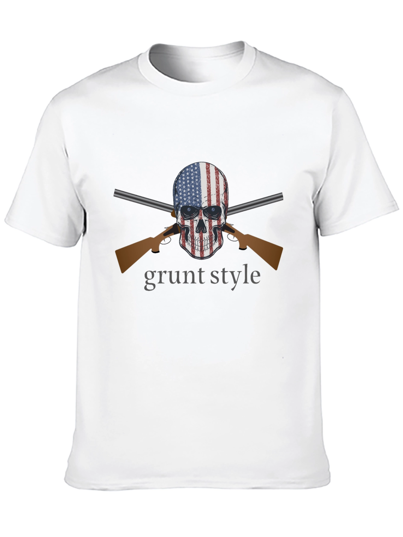 Grunt Style American Skull T-Shirt