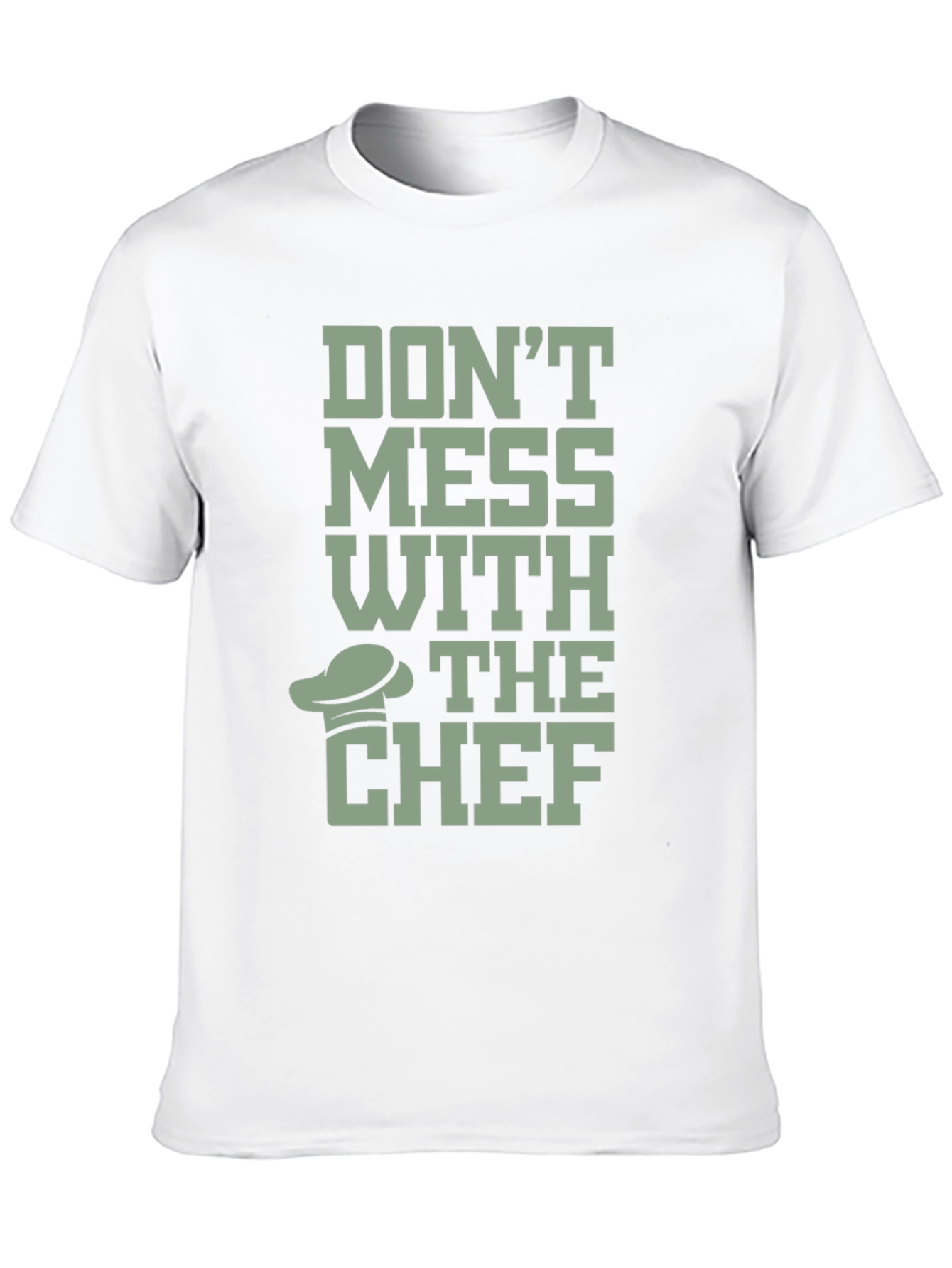 Dont Mess With The Chef T-Shirt - Black Cotton