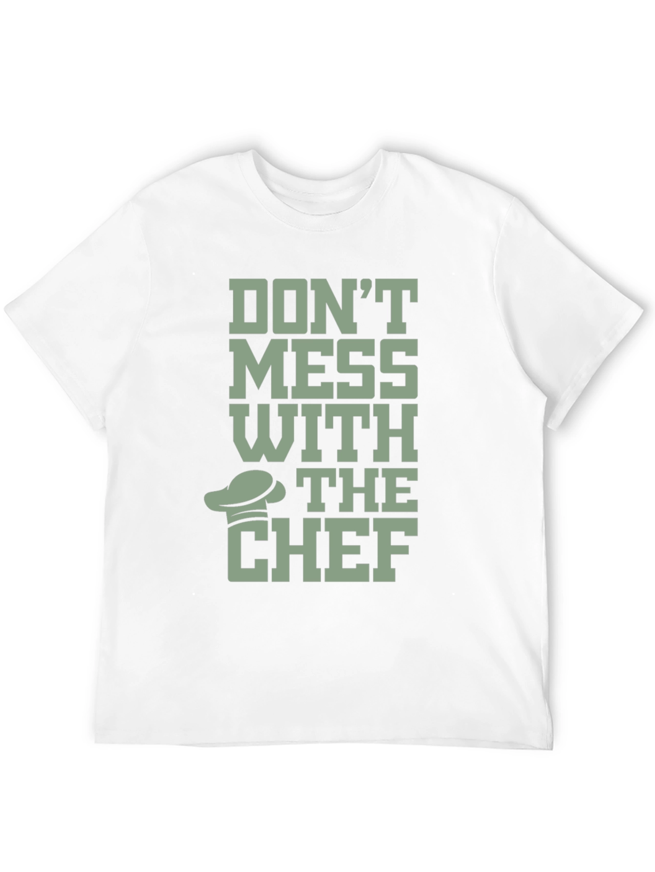 Dont Mess With The Chef T-Shirt - Black Cotton
