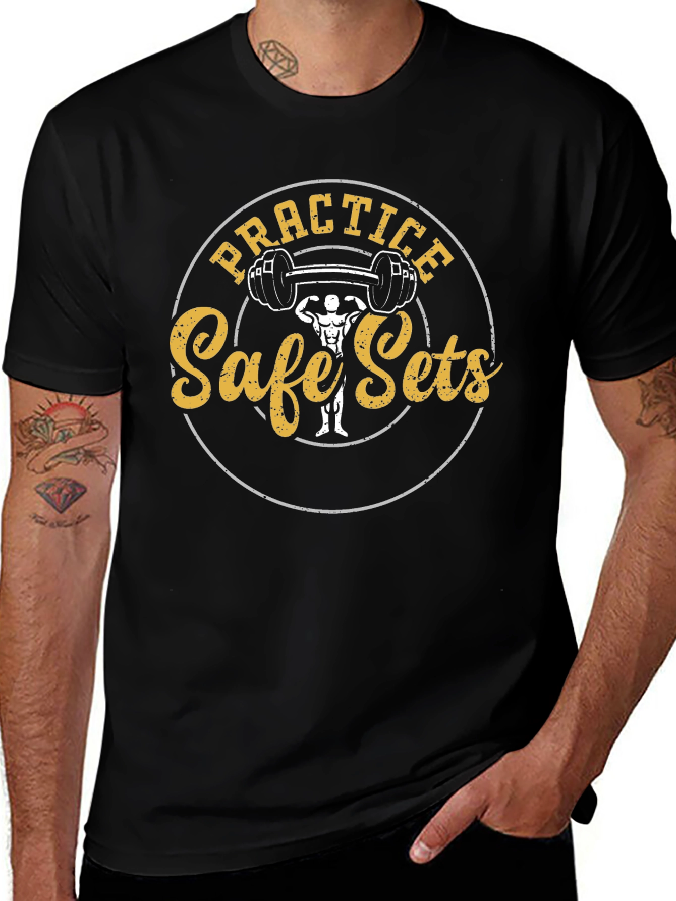 Practice Safe Sets Graphic T-Shirt