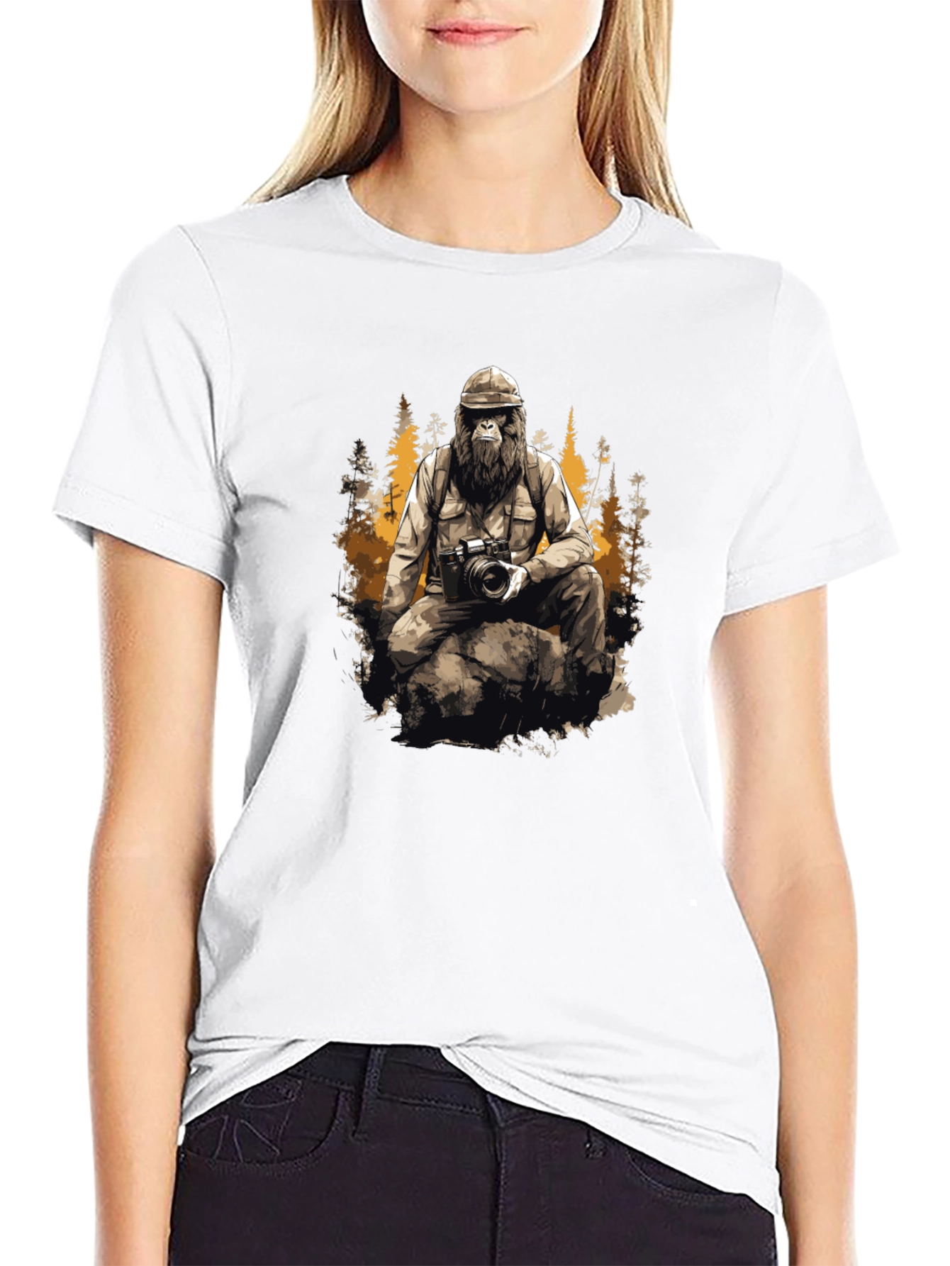 Bigfoot Photographer T-Shirt