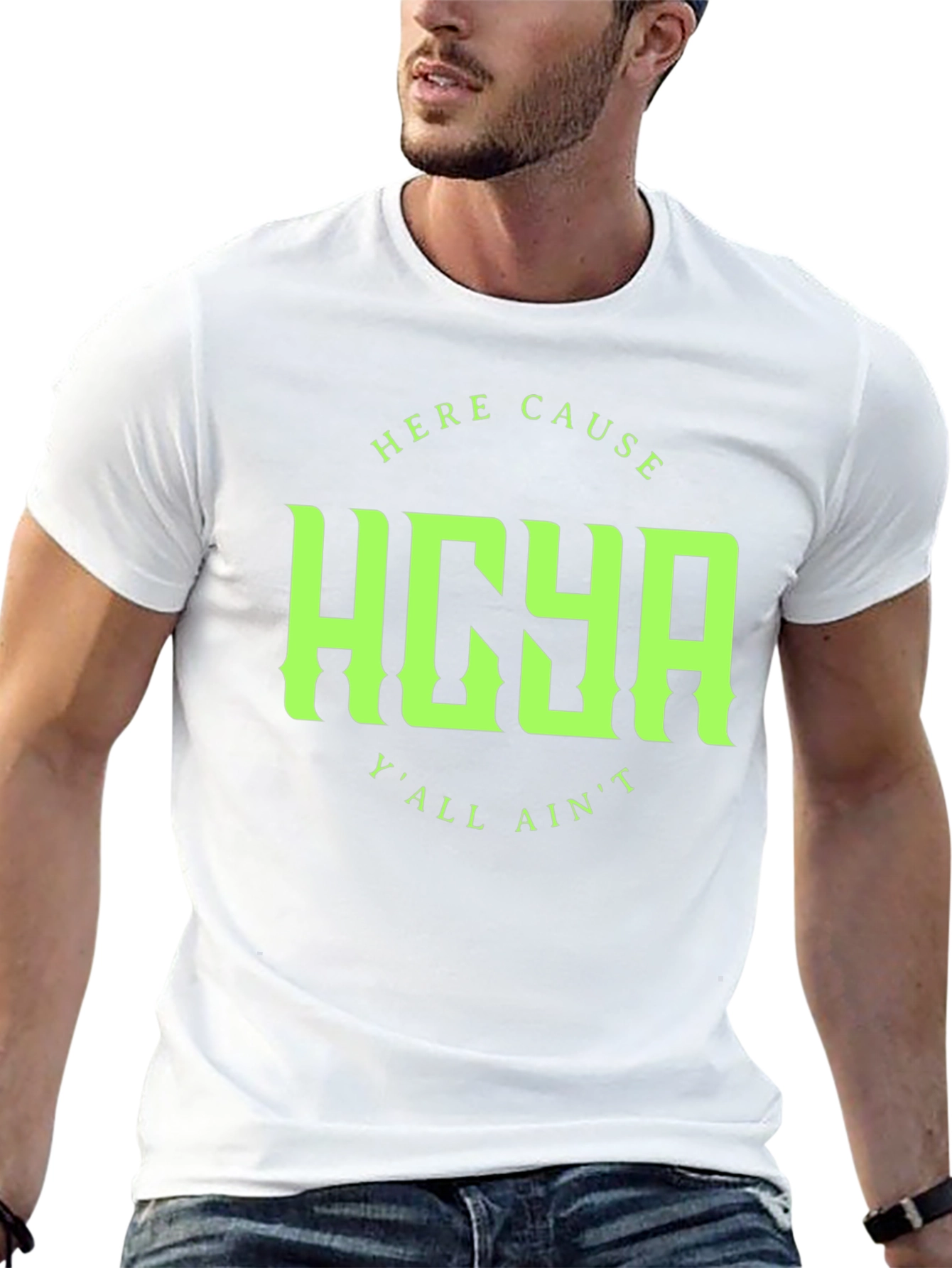 HOYA Graphic Print Crew Neck T-Shirt