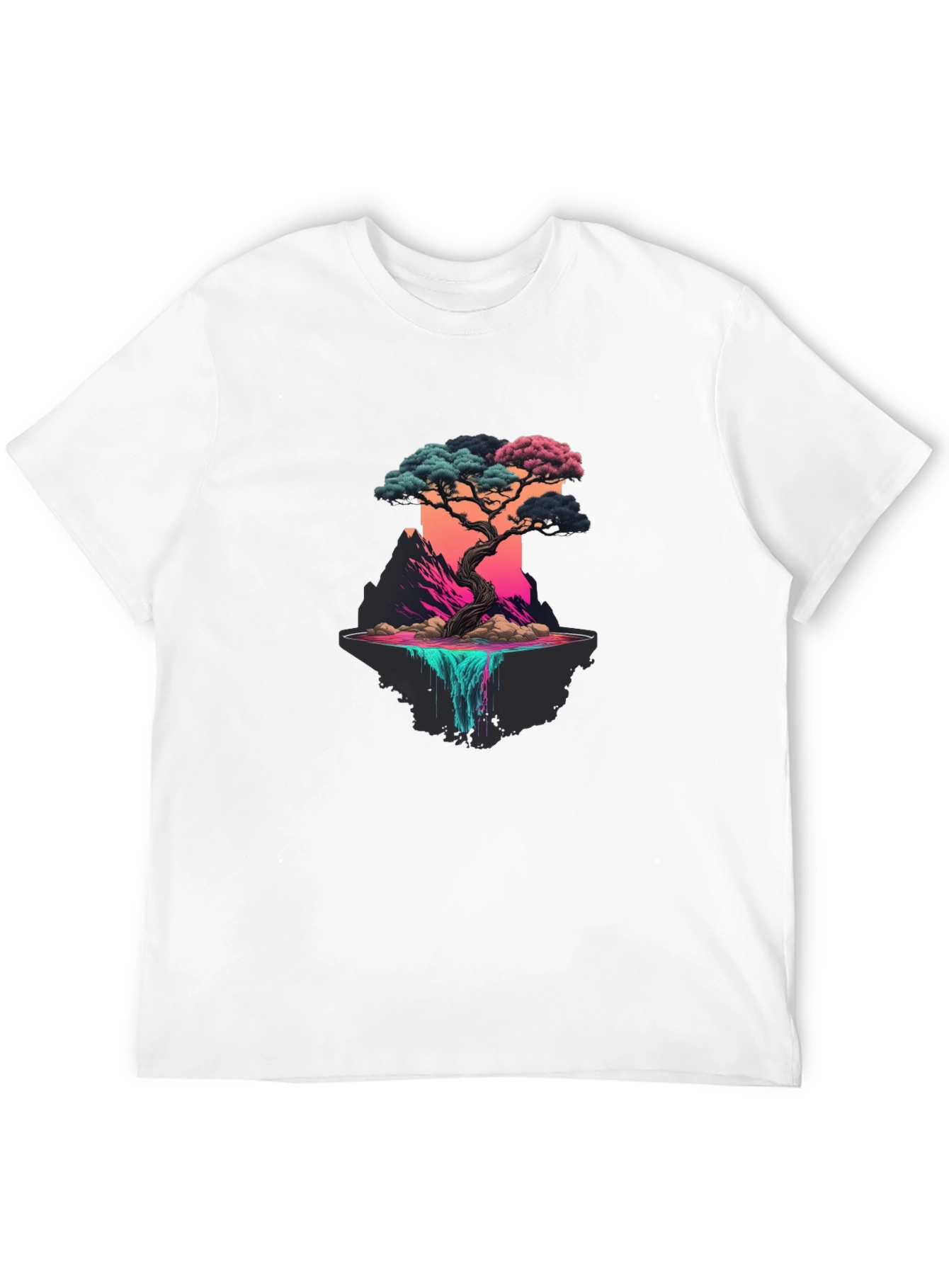 Bonsai Tree Graphic Black Tee