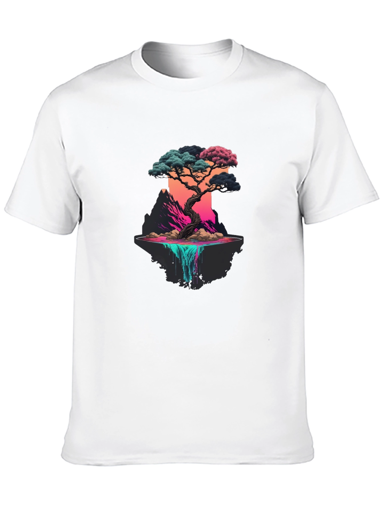 Bonsai Tree Graphic Black Tee