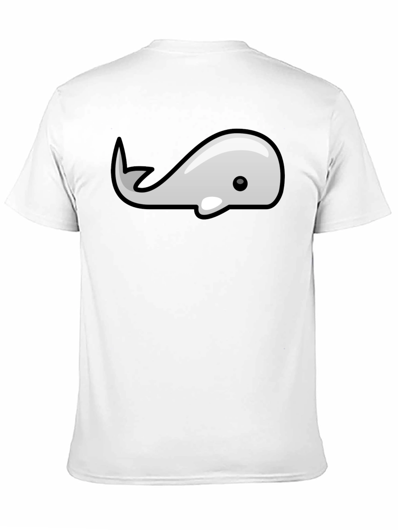 Whale Graphic Tee - Modern Style Black T-Shirt