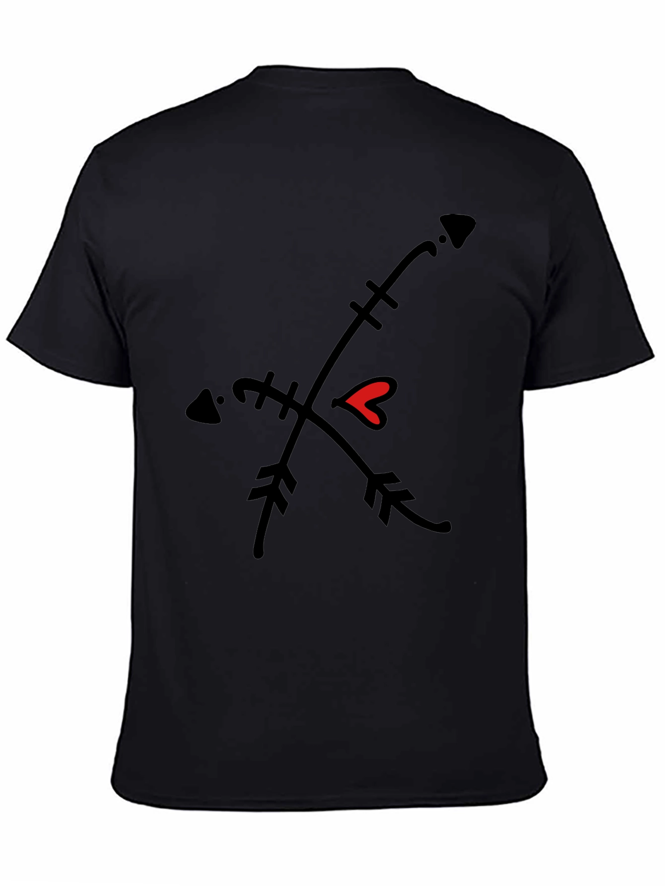 Cupids Arrow Black Tee