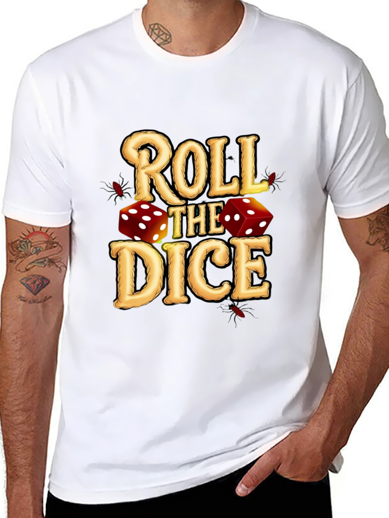 Roll the Dice Graphic T-Shirt - Lucky Charm Tee