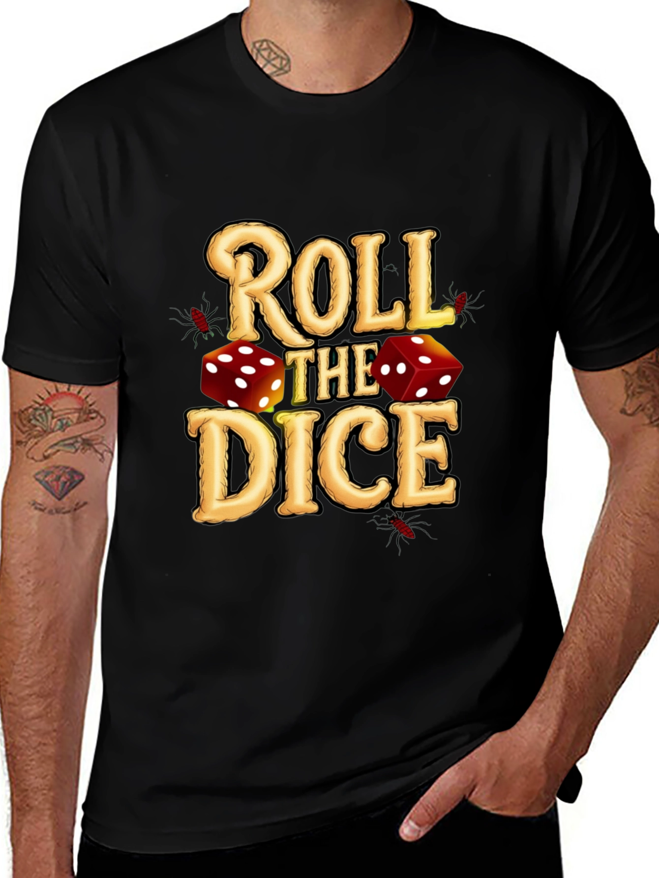 Roll the Dice Graphic T-Shirt - Lucky Charm Tee