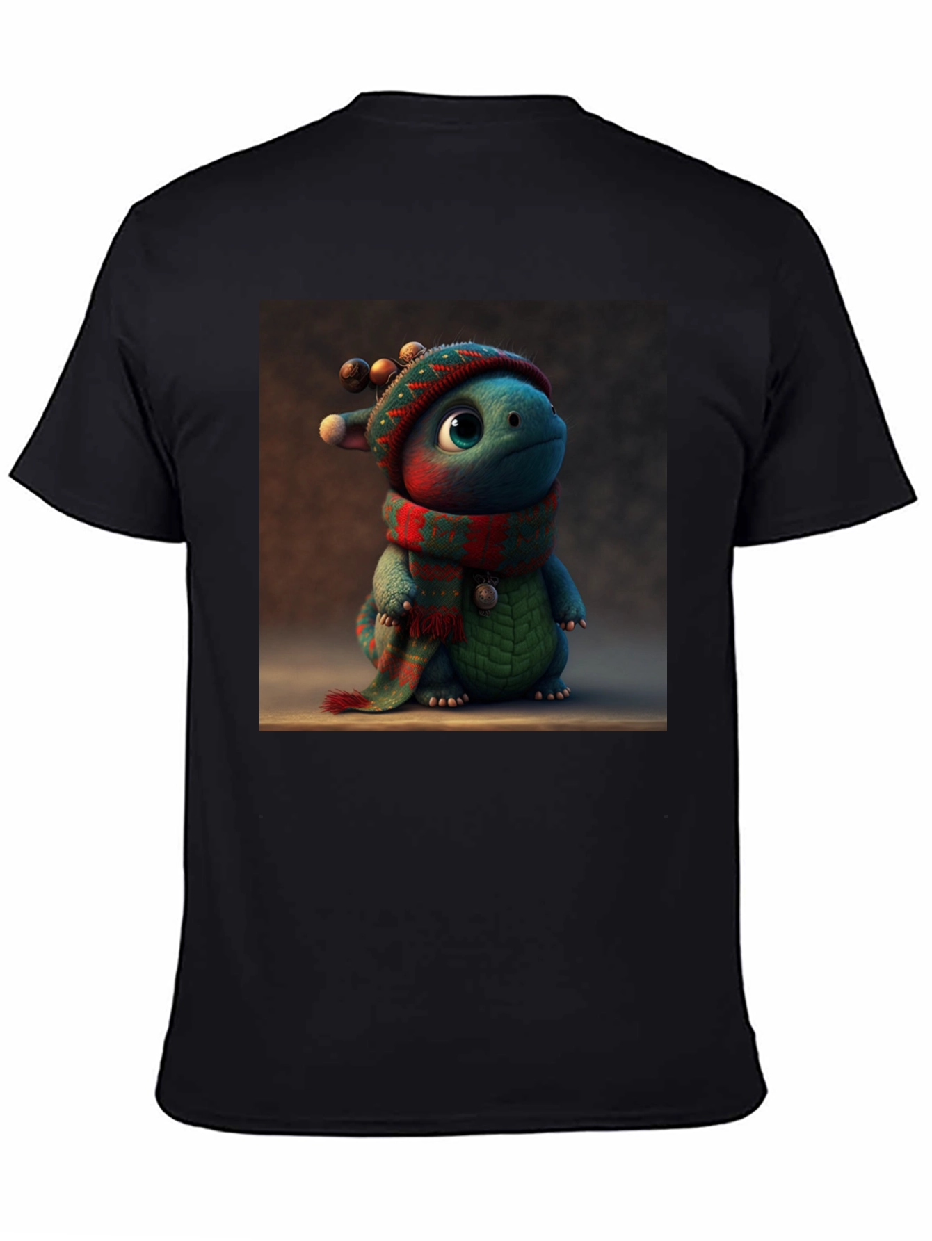 Festive Dino Tee: Cute Holiday Dragon Shirt