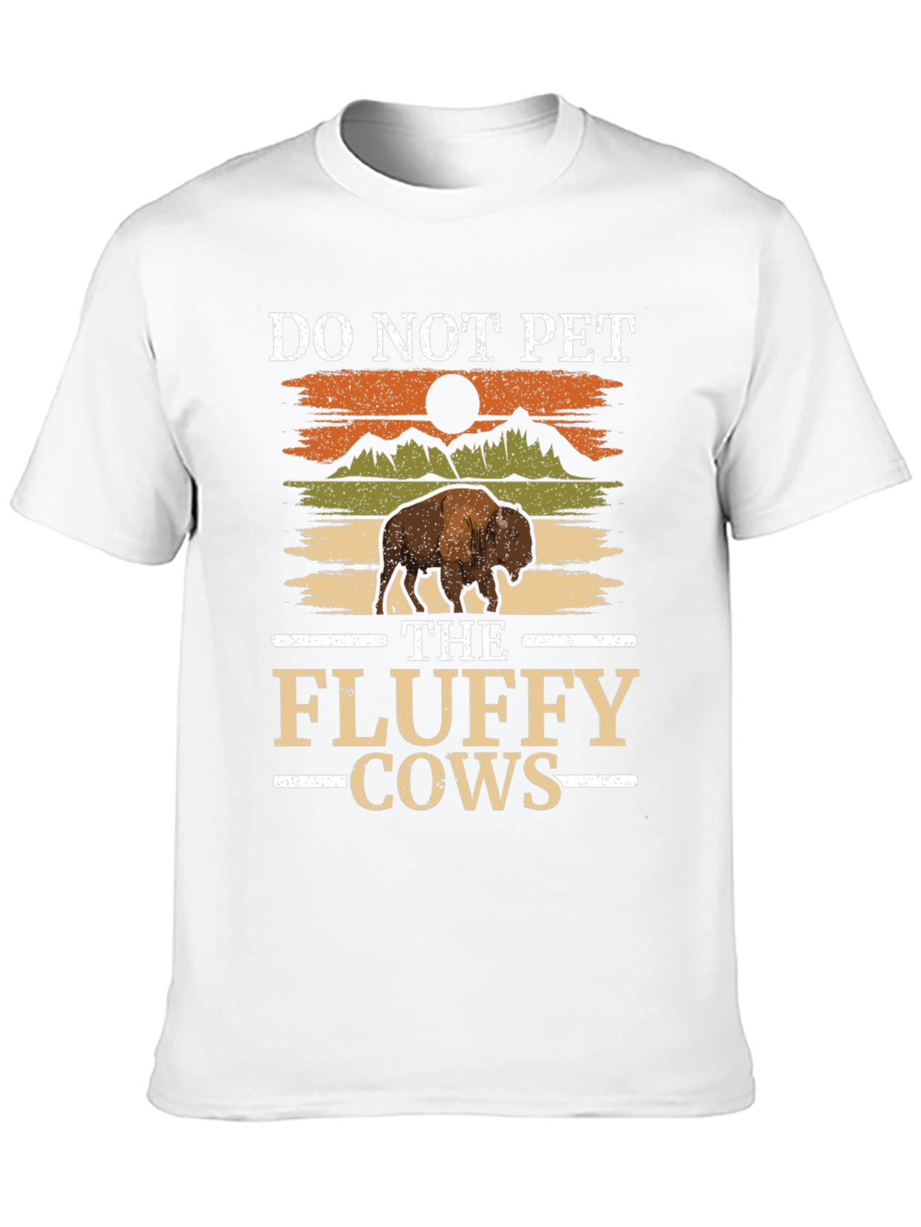 Do Not Pet Fluffy Cows T-Shirt