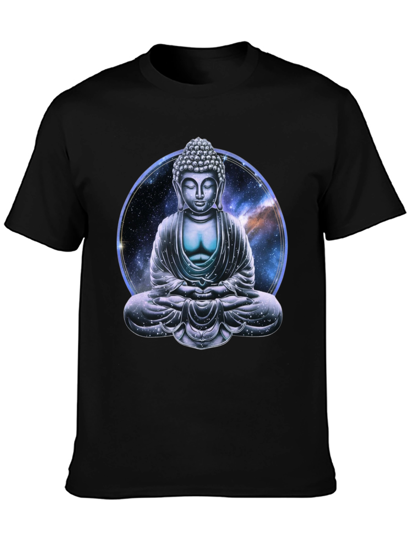 Buddha Galaxy Graphic T-Shirt