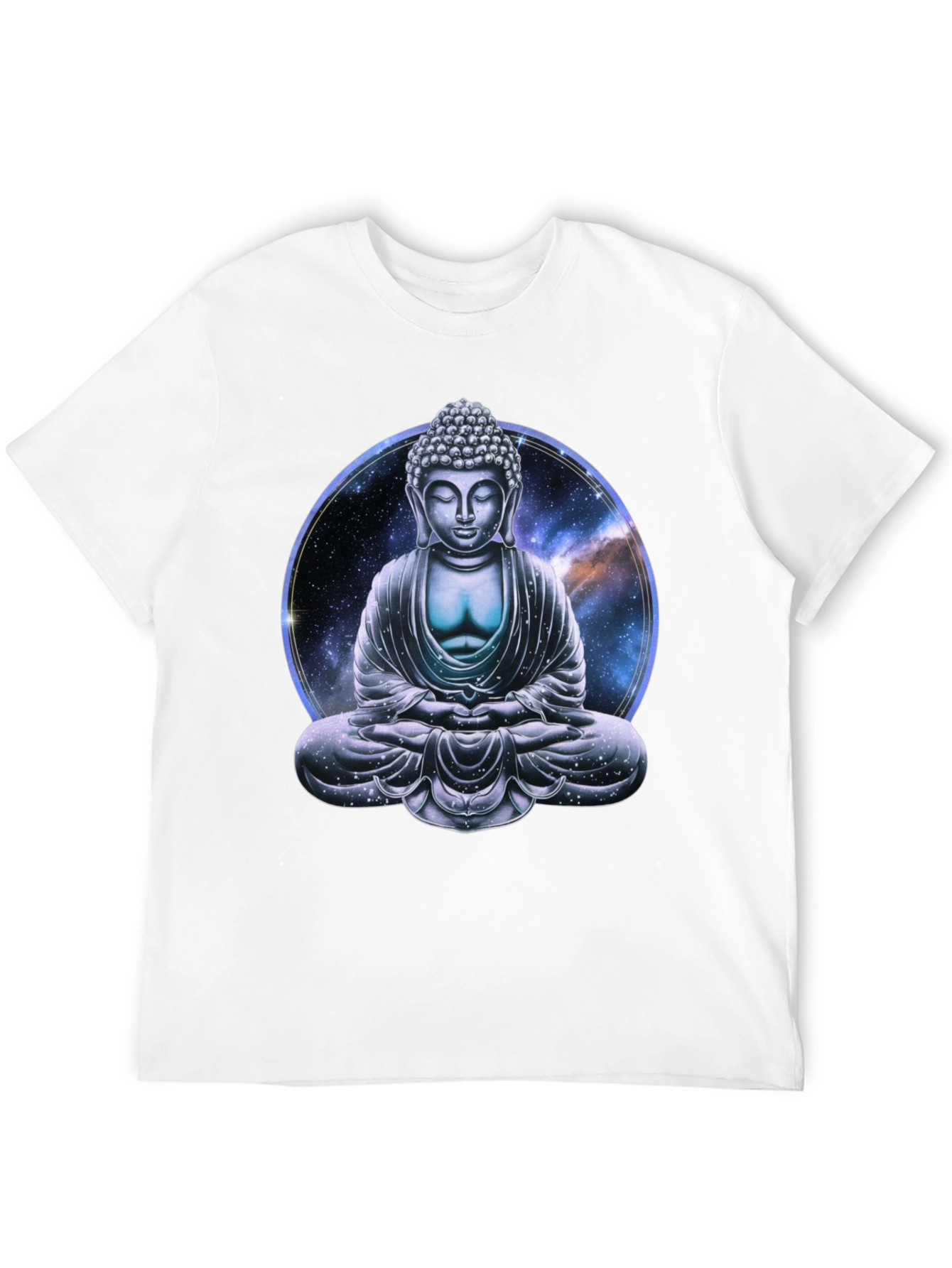 Buddha Galaxy Graphic T-Shirt