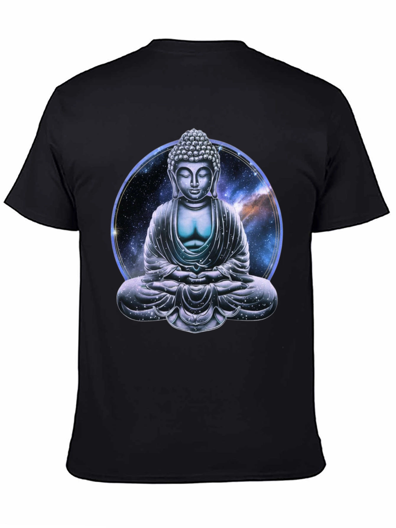 Buddha Galaxy Graphic T-Shirt