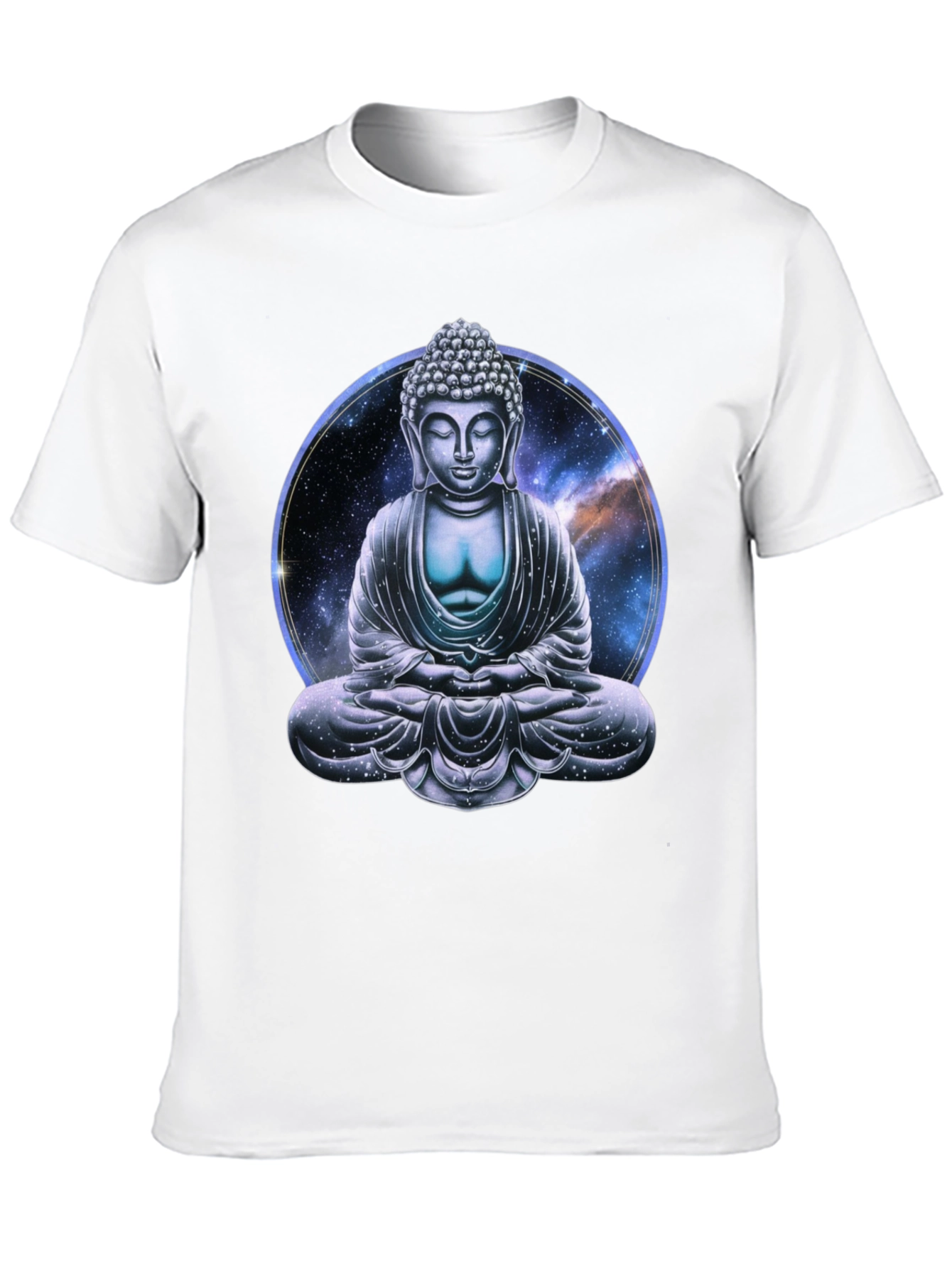 Buddha Galaxy Graphic T-Shirt