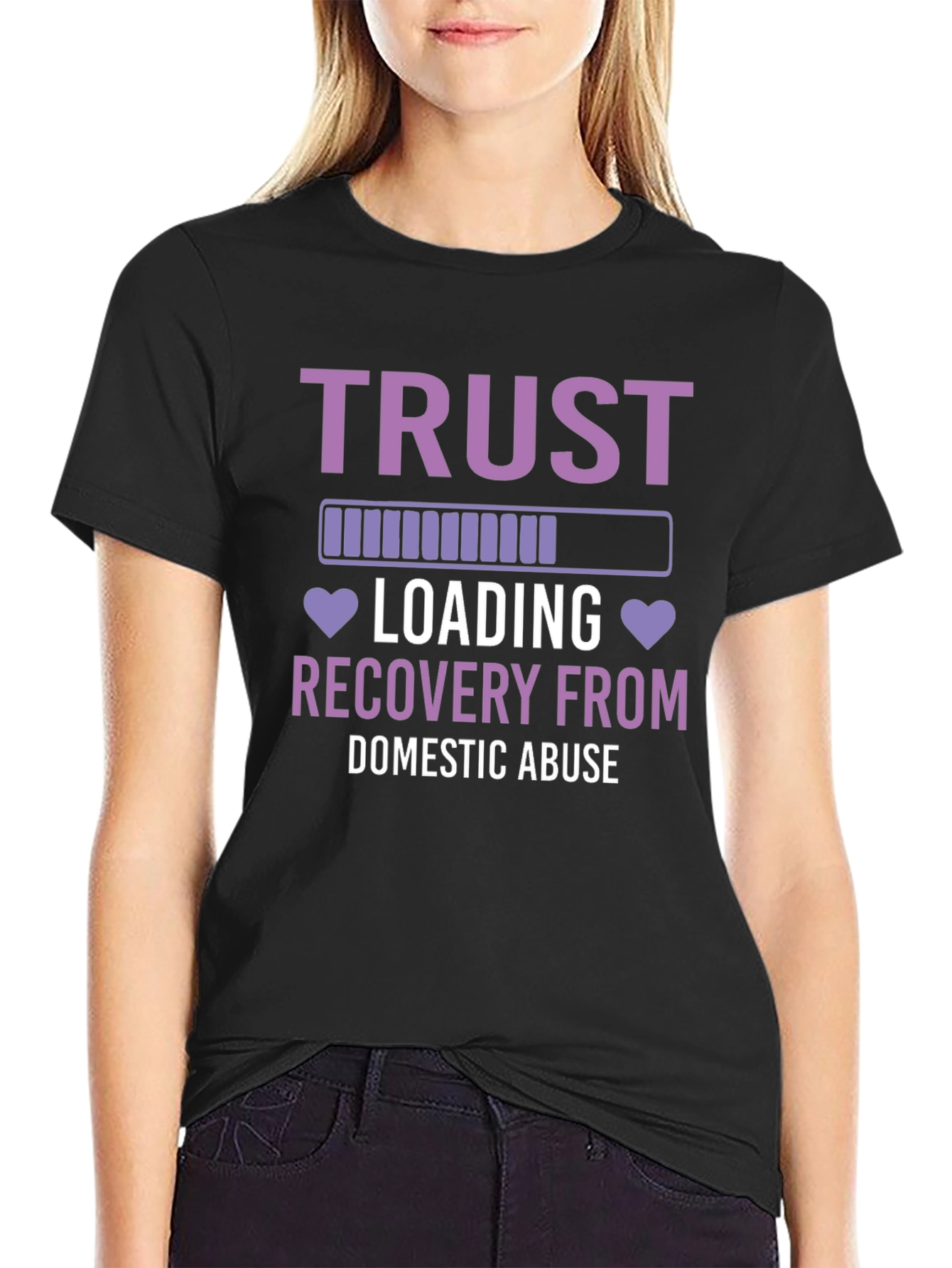 Trust Recovery Tee: Domestic Abuse Awareness