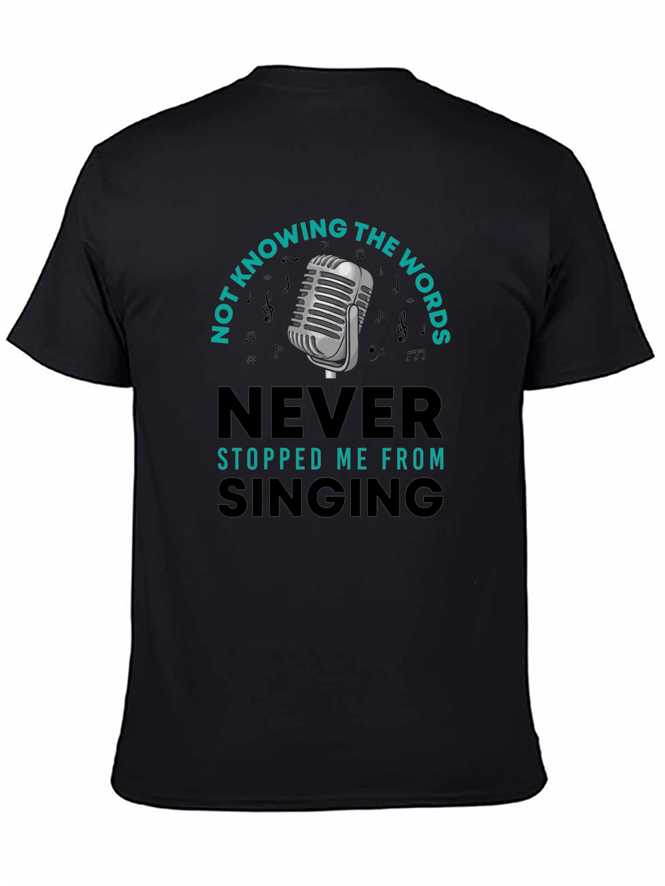 Funny Singing T-Shirt - Not Knowing the Words