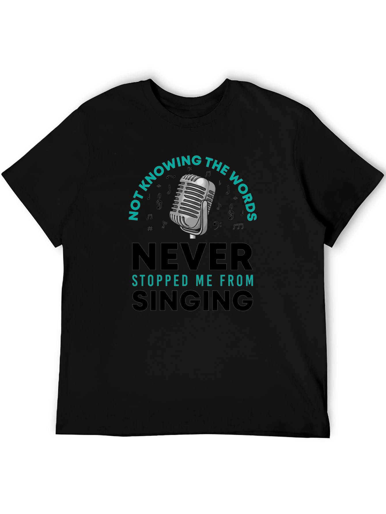 Funny Singing T-Shirt - Not Knowing the Words