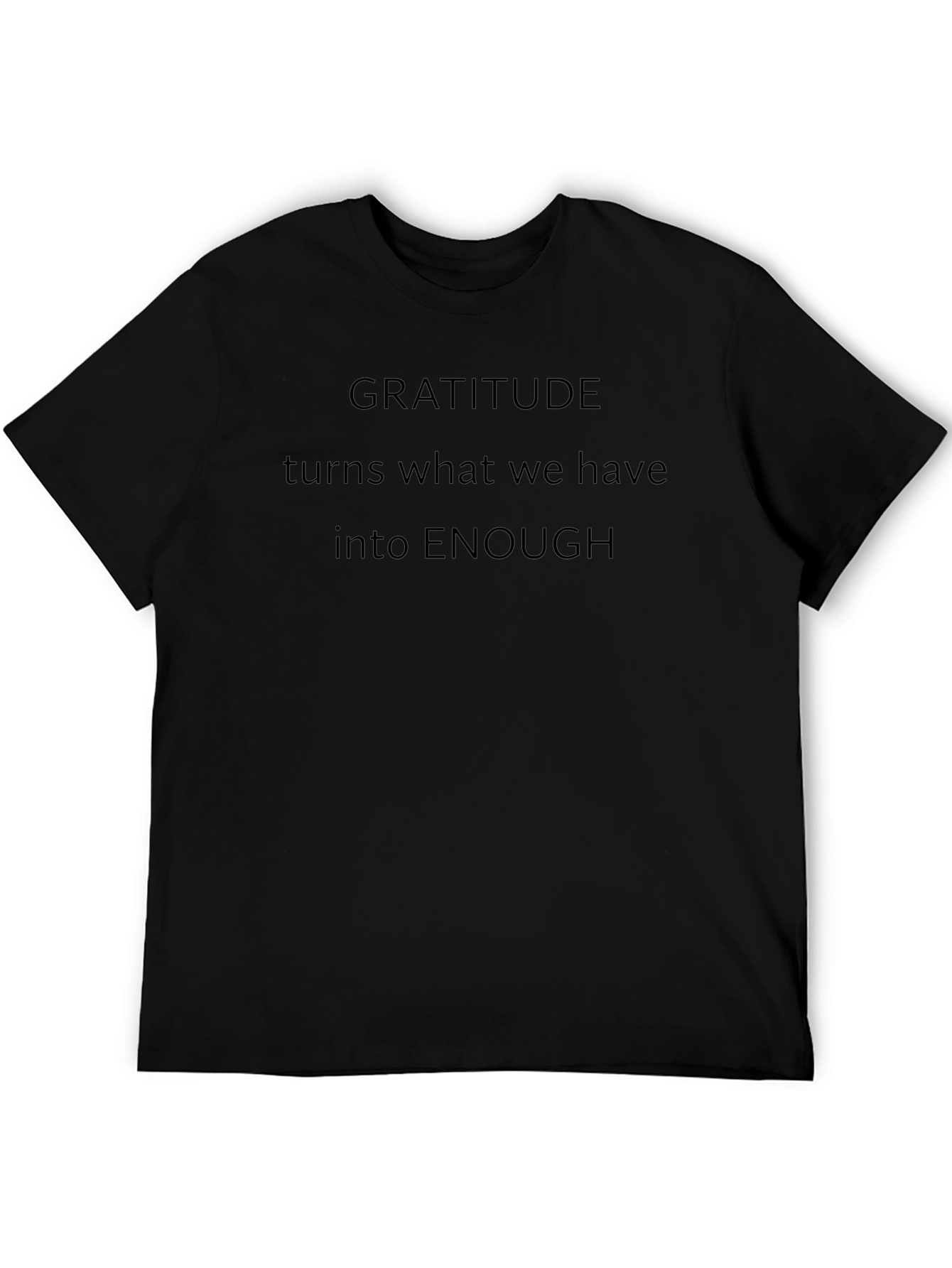 Gratitude Saying Graphic T-Shirt