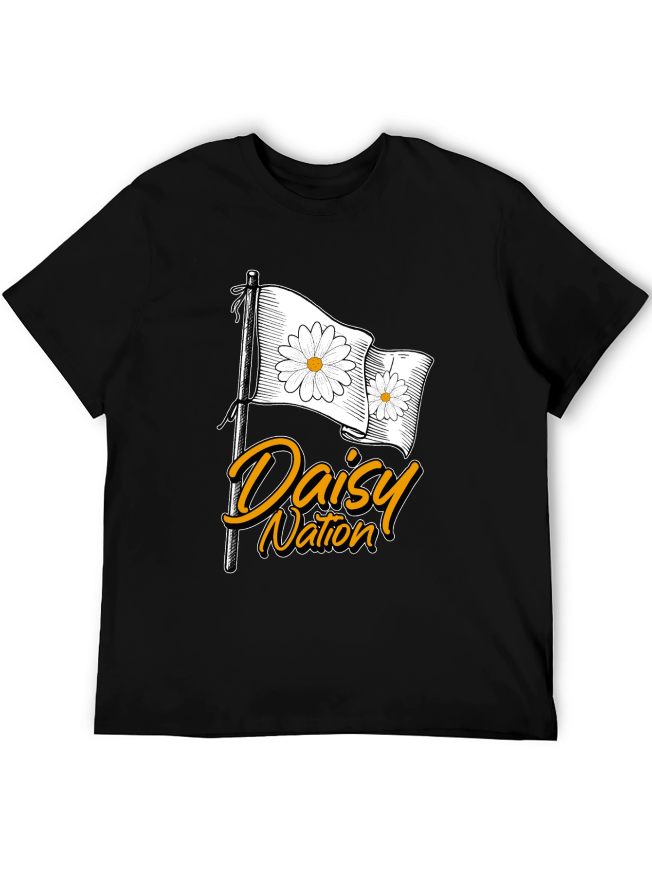 Daisy Nation T-Shirt - Black Graphic Tee