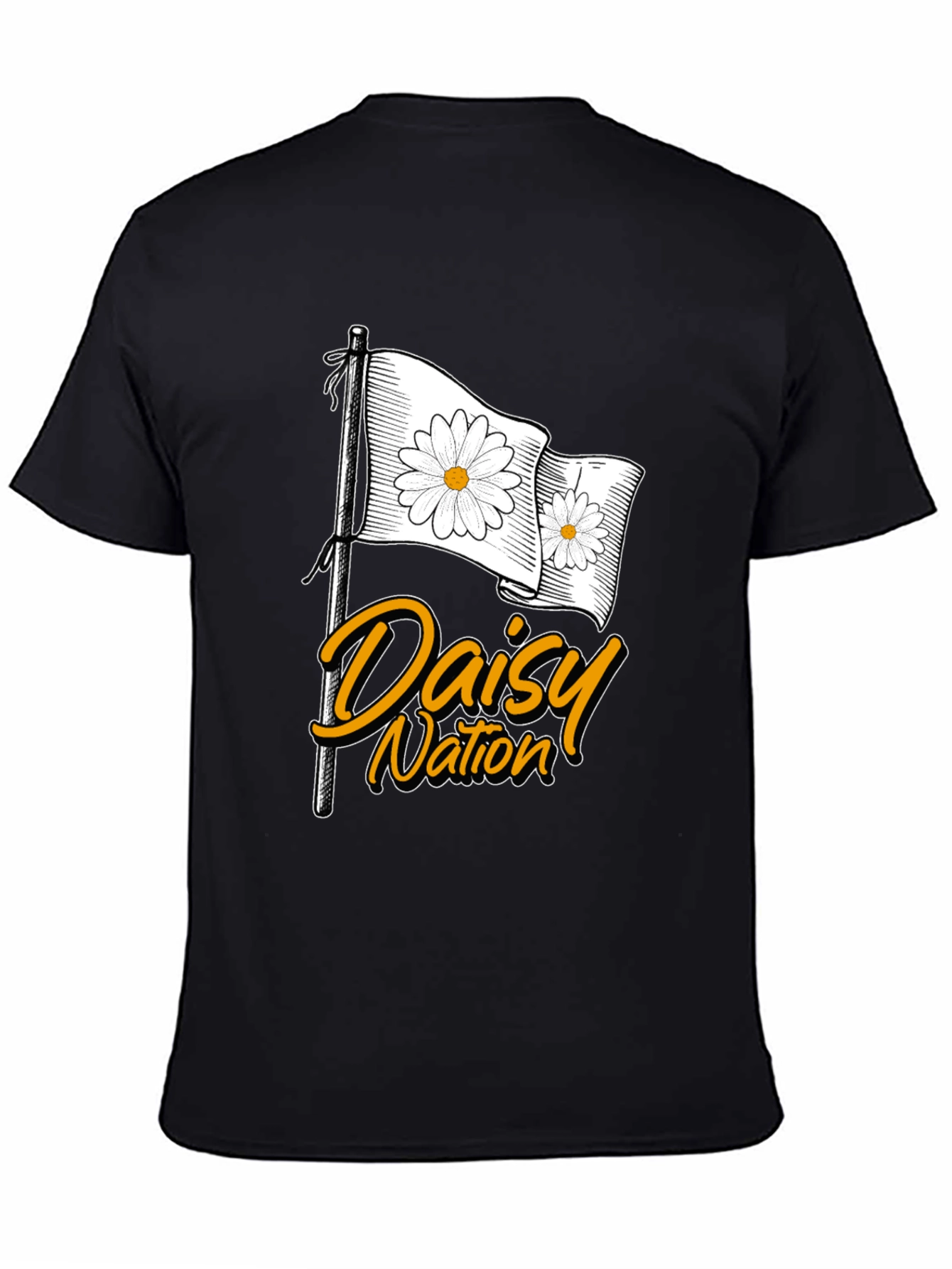 Daisy Nation T-Shirt - Black Graphic Tee