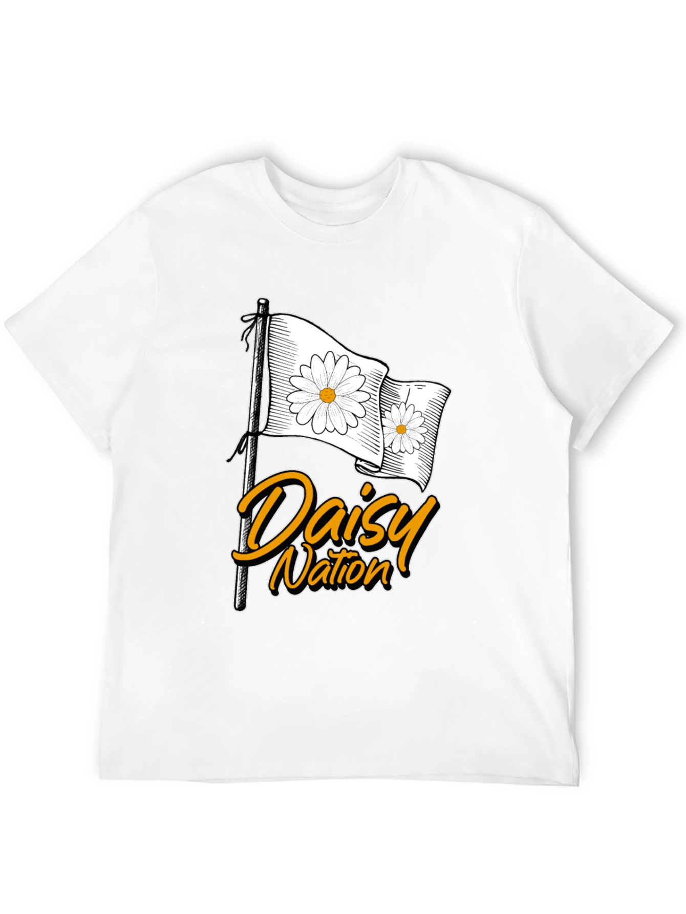 Daisy Nation T-Shirt - Black Graphic Tee