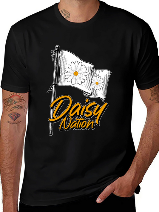 Daisy Nation T-Shirt - Black Graphic Tee