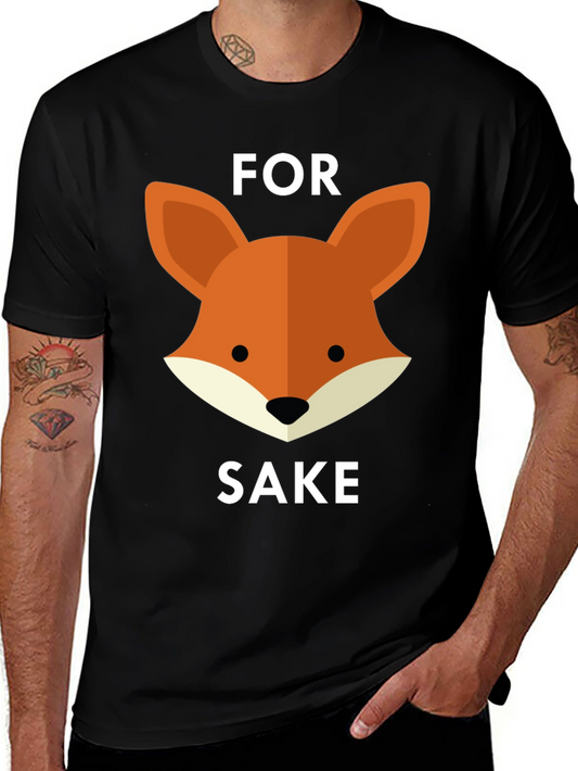 For Fox Sake T-Shirt - Funny Animal Graphic Tee