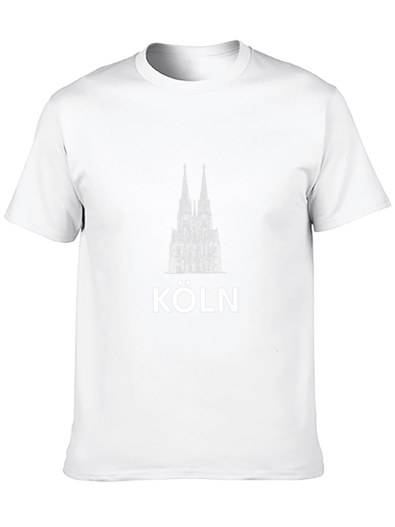 Köln Cathedral Graphic Black T-Shirt