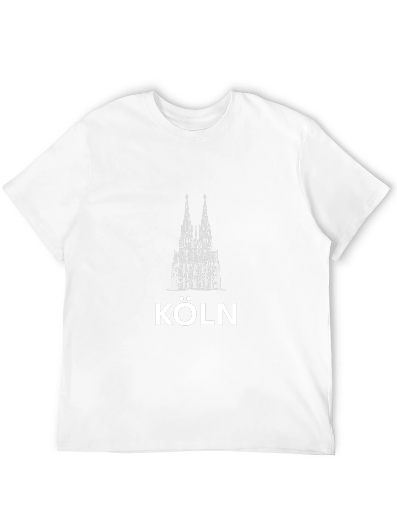 Köln Cathedral Graphic Black T-Shirt