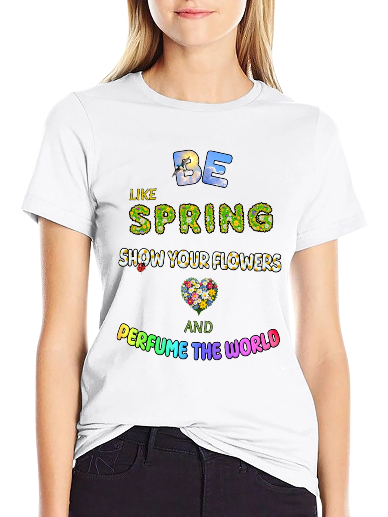 Be Like Spring Graphic Tee