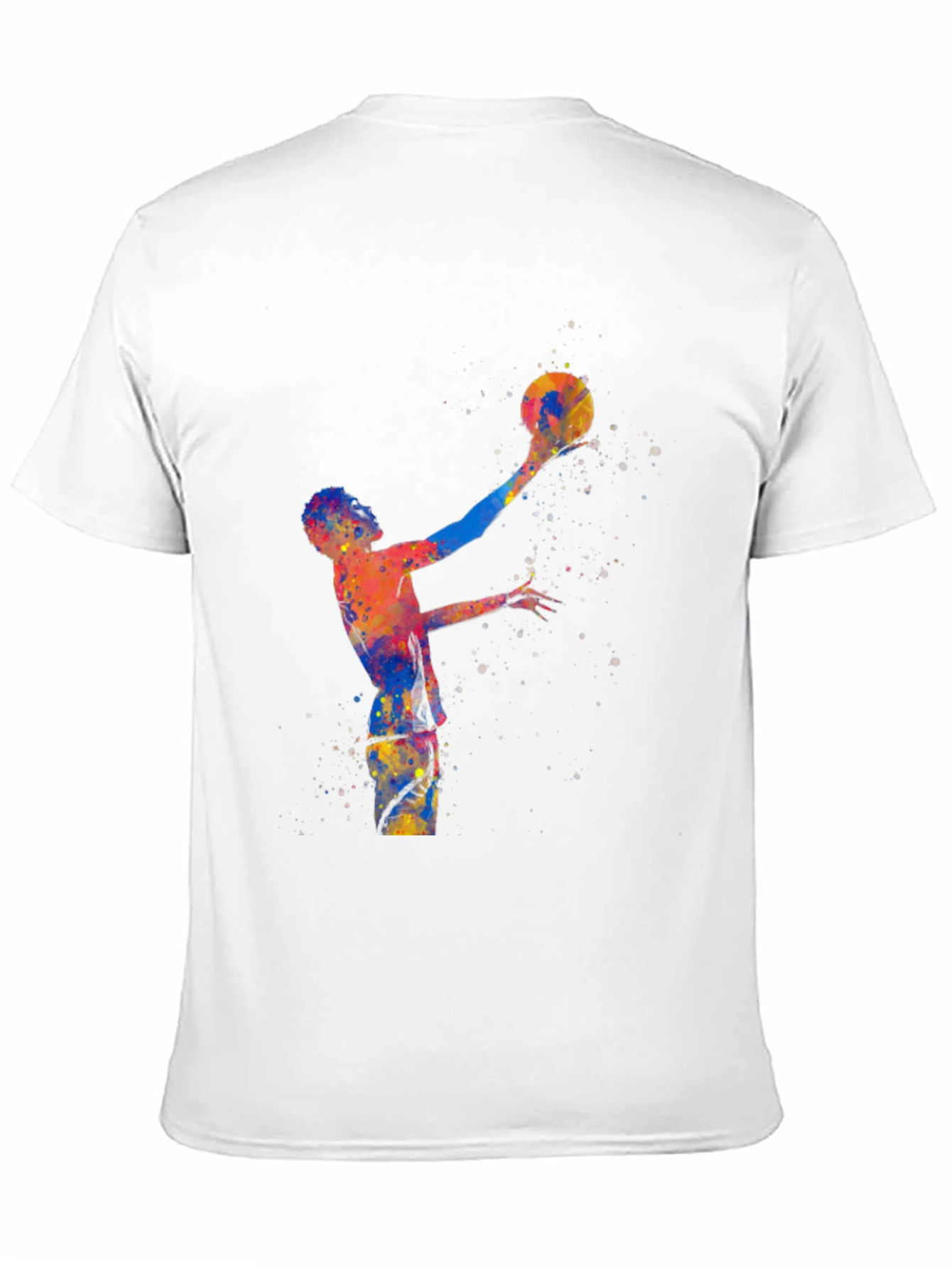 Vivid Basketball Graphic T-Shirt