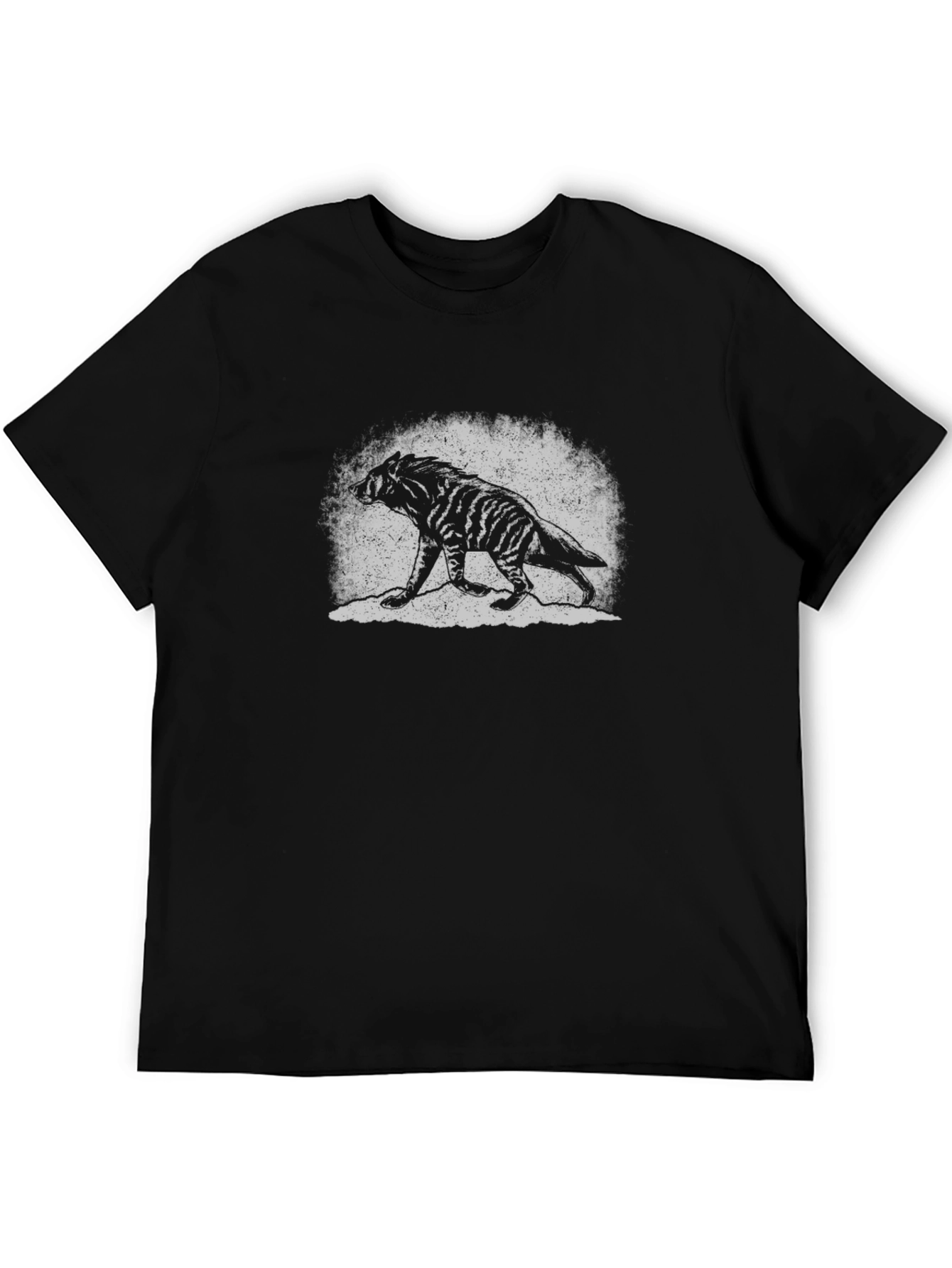 Hyena Graphic Tee - Striking Animal Print